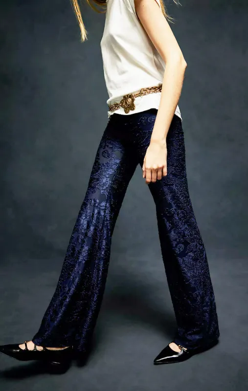 Burn Out Velvet Flare sold by Nightcap