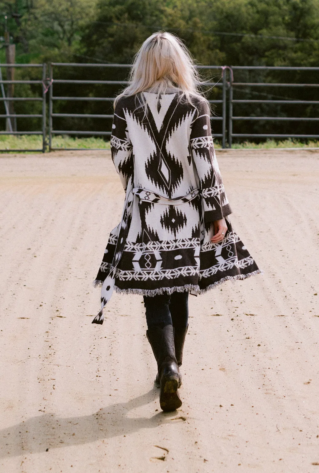 Aztec Robe Cardigan Wrap sold by Nightcap product image thumbnail 2