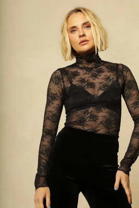 Chantilly Lace Turtleneck made by Nightcap