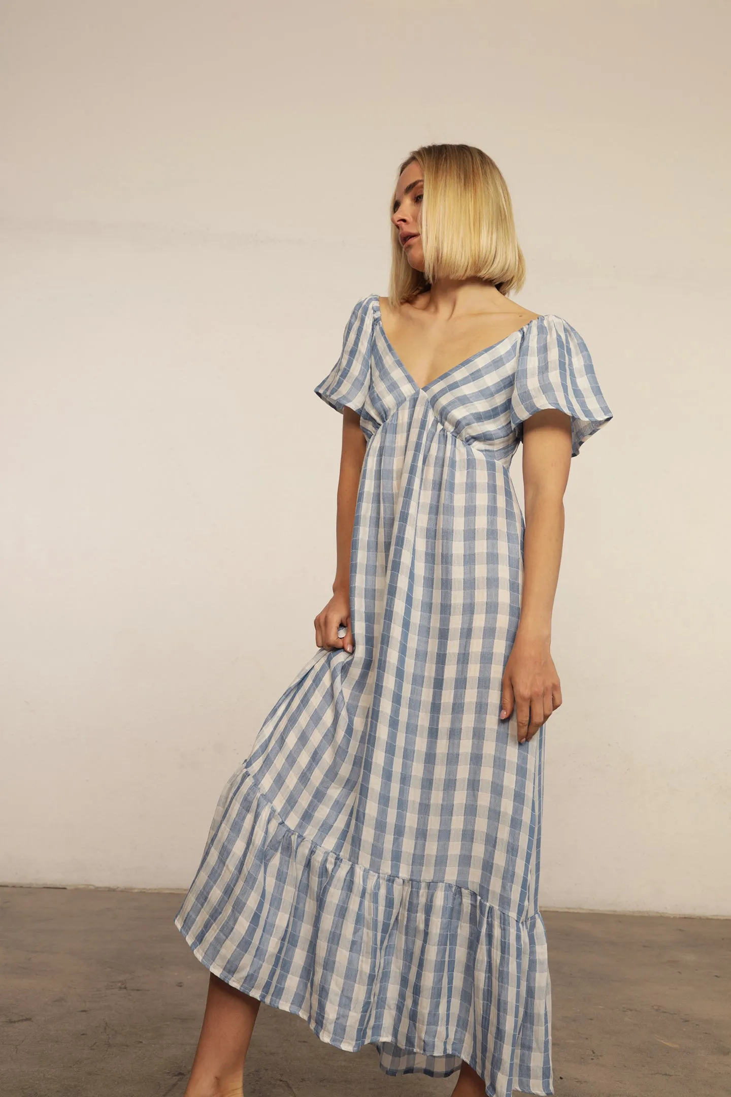 Playa Plaid Maxi sold by Nightcap product image thumbnail 4
