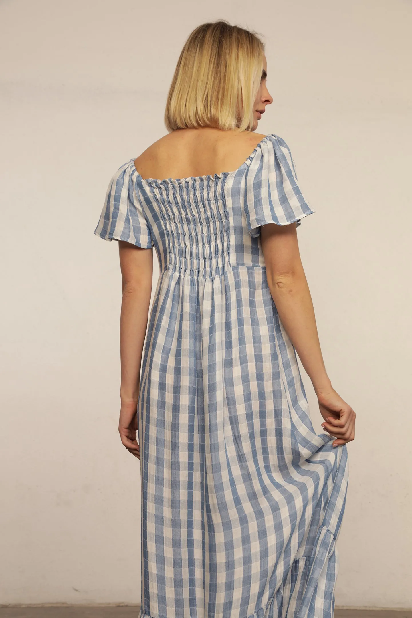 Playa Plaid Maxi sold by Nightcap product image thumbnail 3