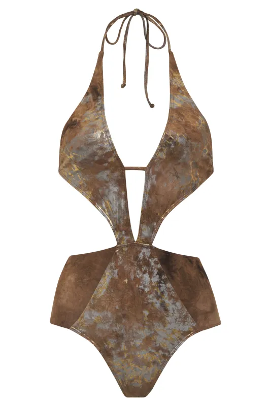 Triangle Cutout One Piece sold by Nightcap