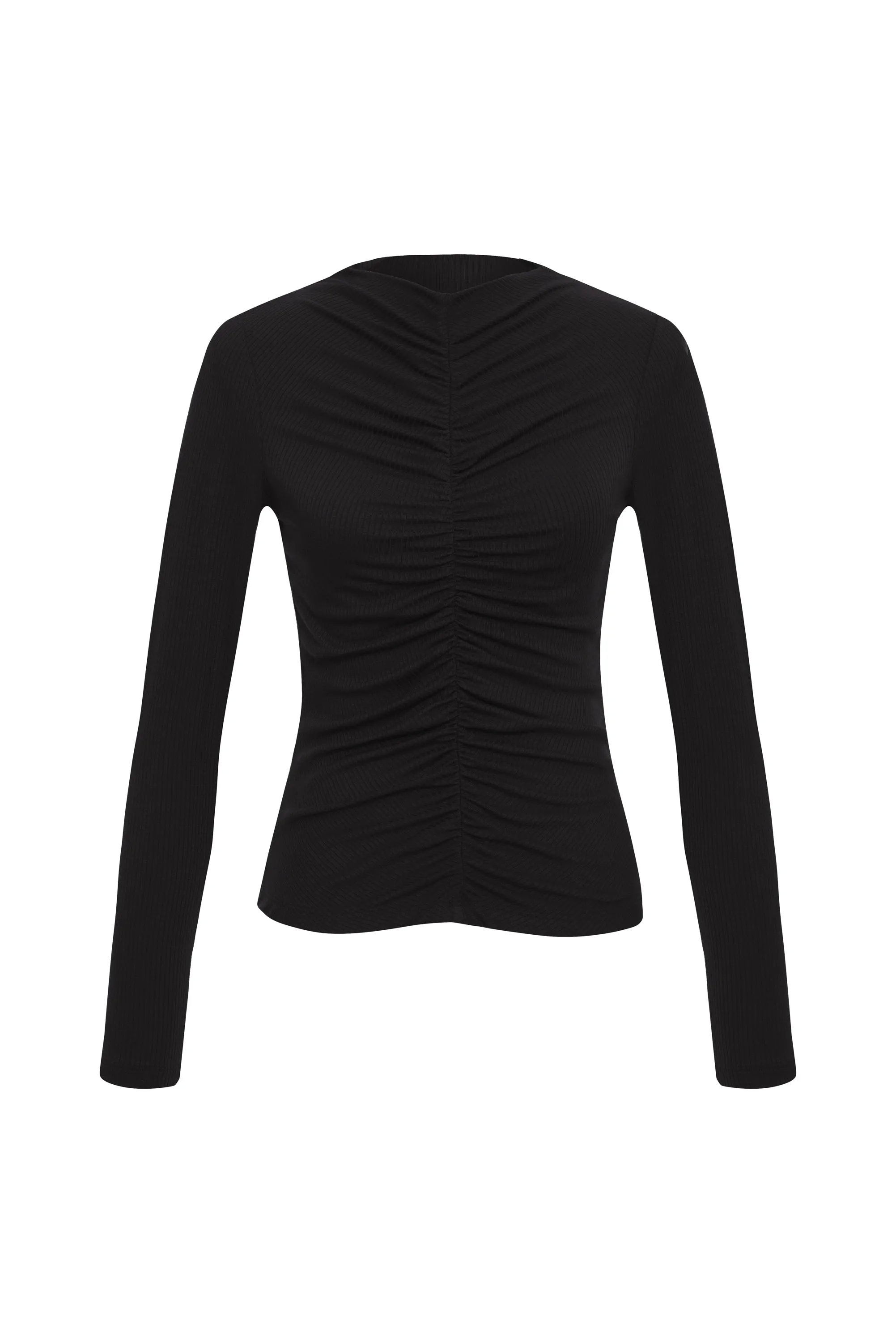 Ribbed Ruched Top sold by Nightcap
