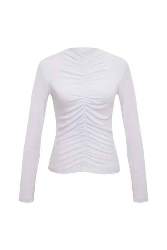 Ribbed Ruched Top sold by Nightcap