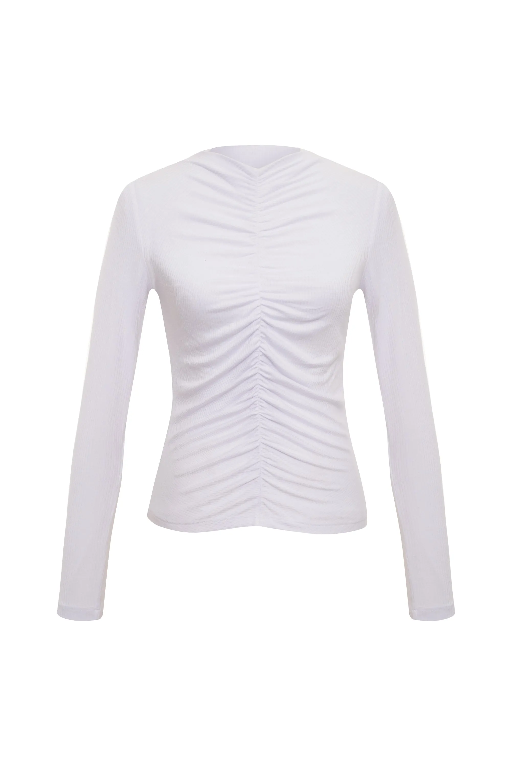 Ribbed Ruched Top sold by Nightcap