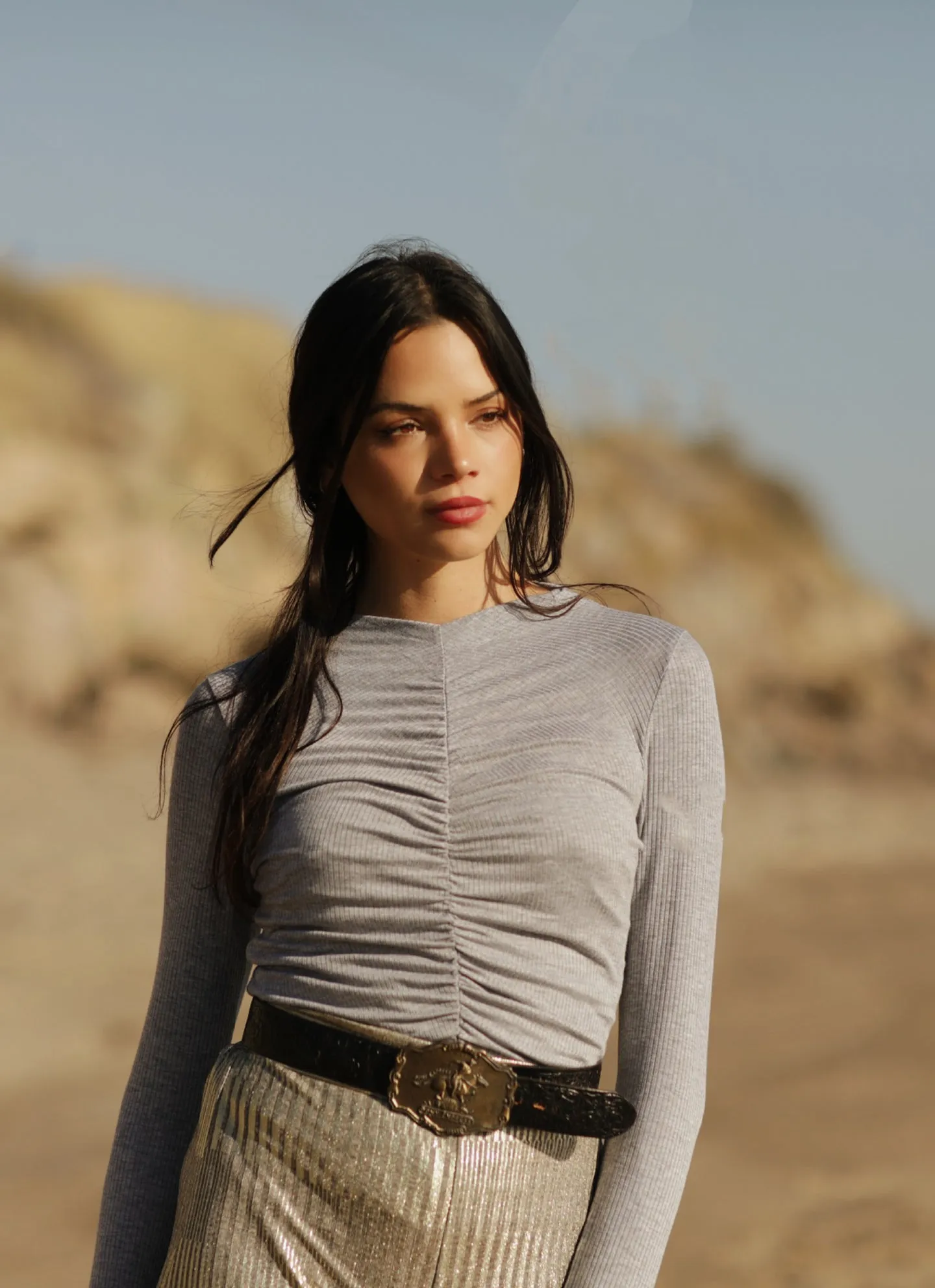 Ribbed Ruched Top sold by Nightcap product image thumbnail 4