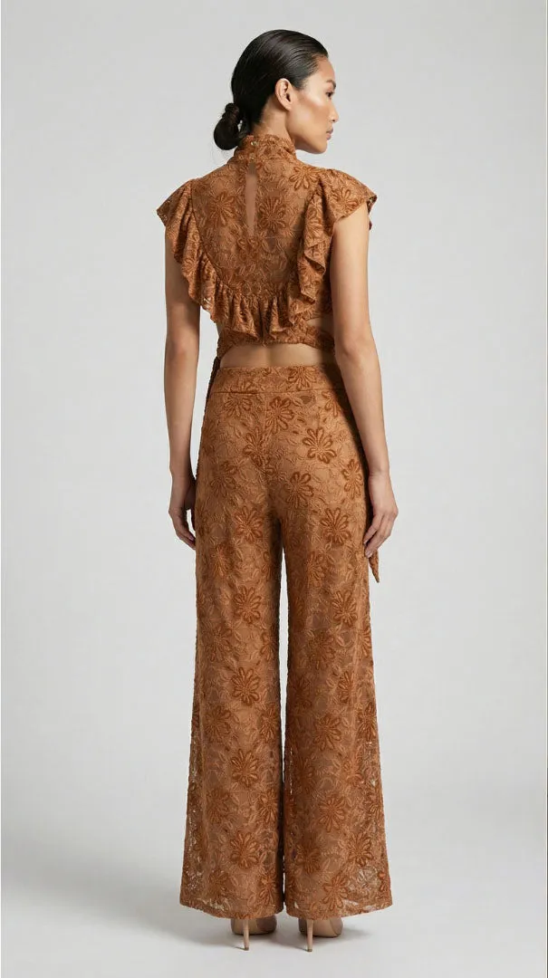 Le Fleur Lace Palazzo Pant sold by Nightcap product image thumbnail 3