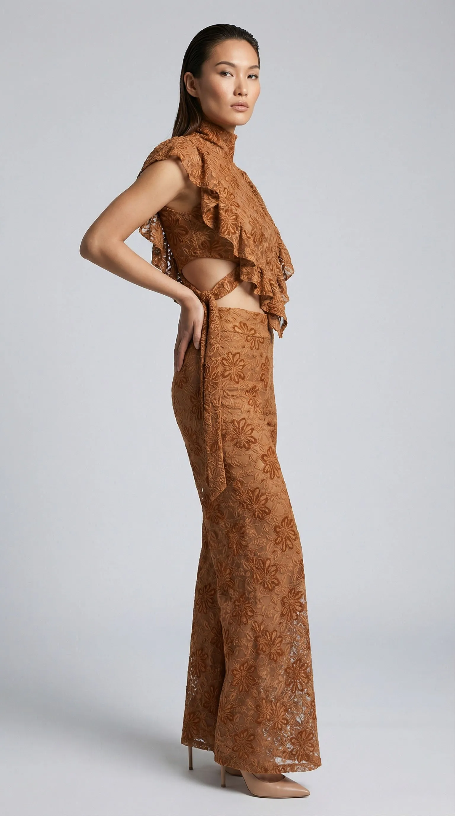 Le Fleur Lace Palazzo Pant sold by Nightcap product image thumbnail 2