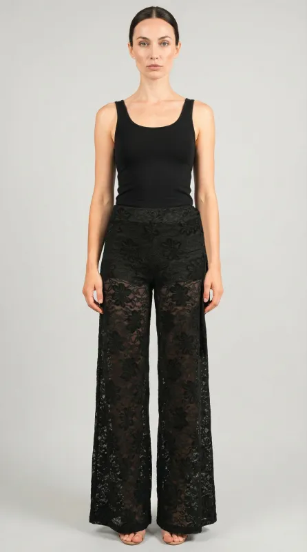 Le Fleur Lace  Palazzo Pant made by Nightcap