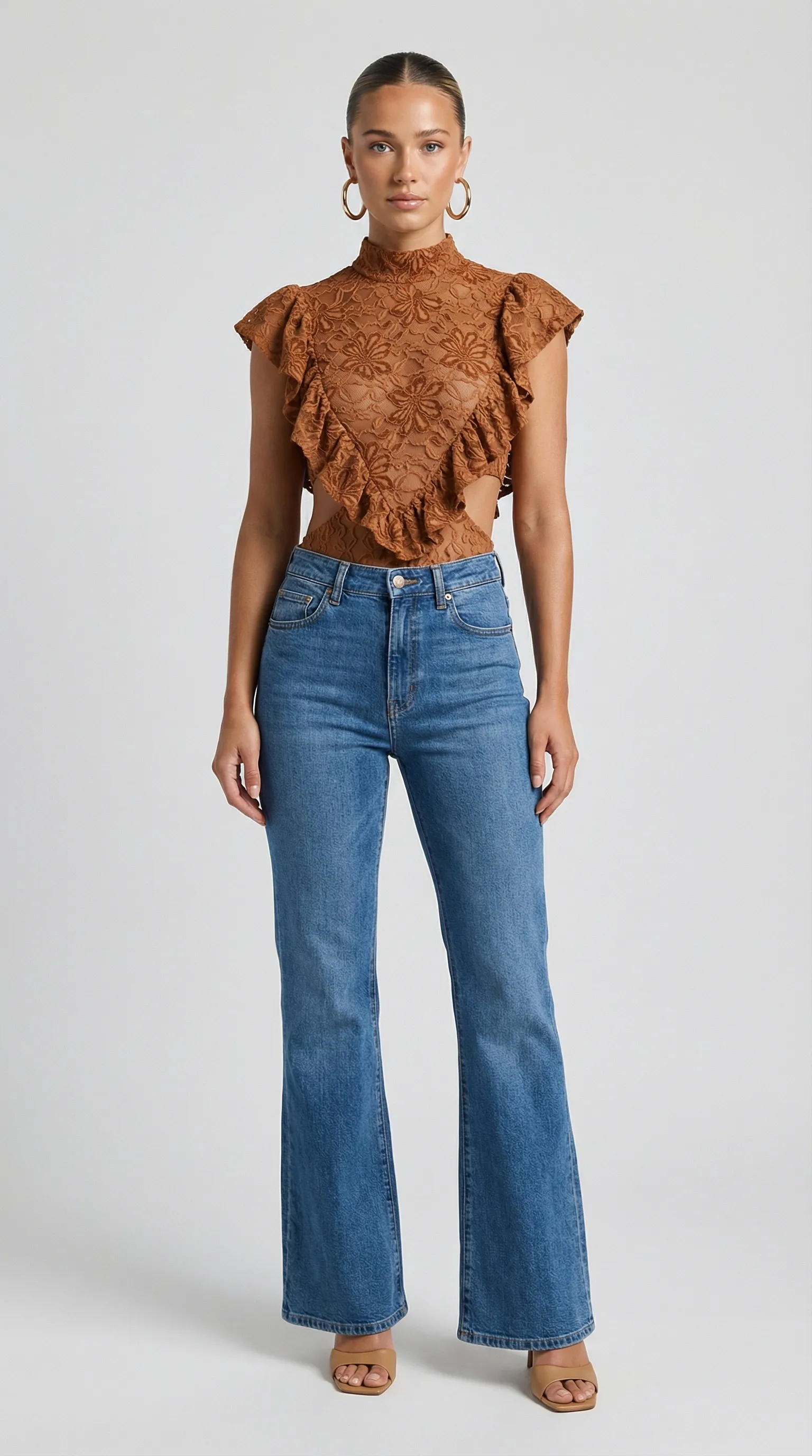 Lace Apron Bodysuit sold by Nightcap