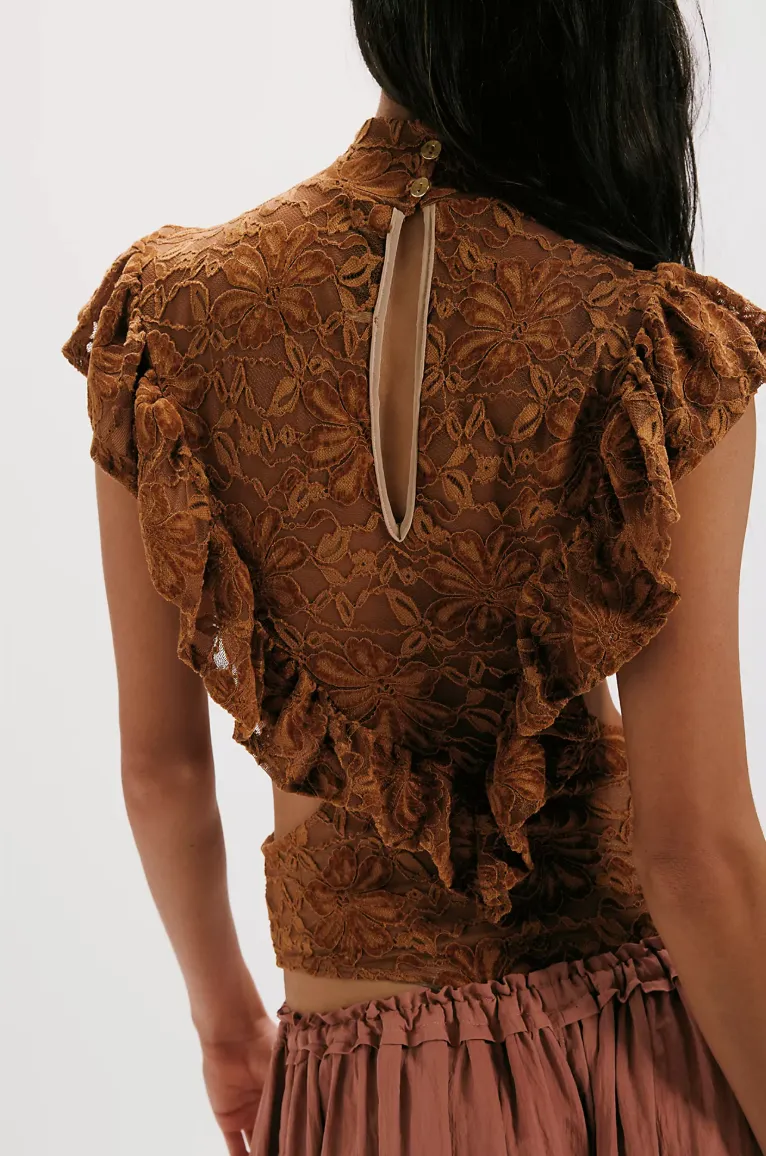 Lace Apron Bodysuit sold by Nightcap product image thumbnail 3