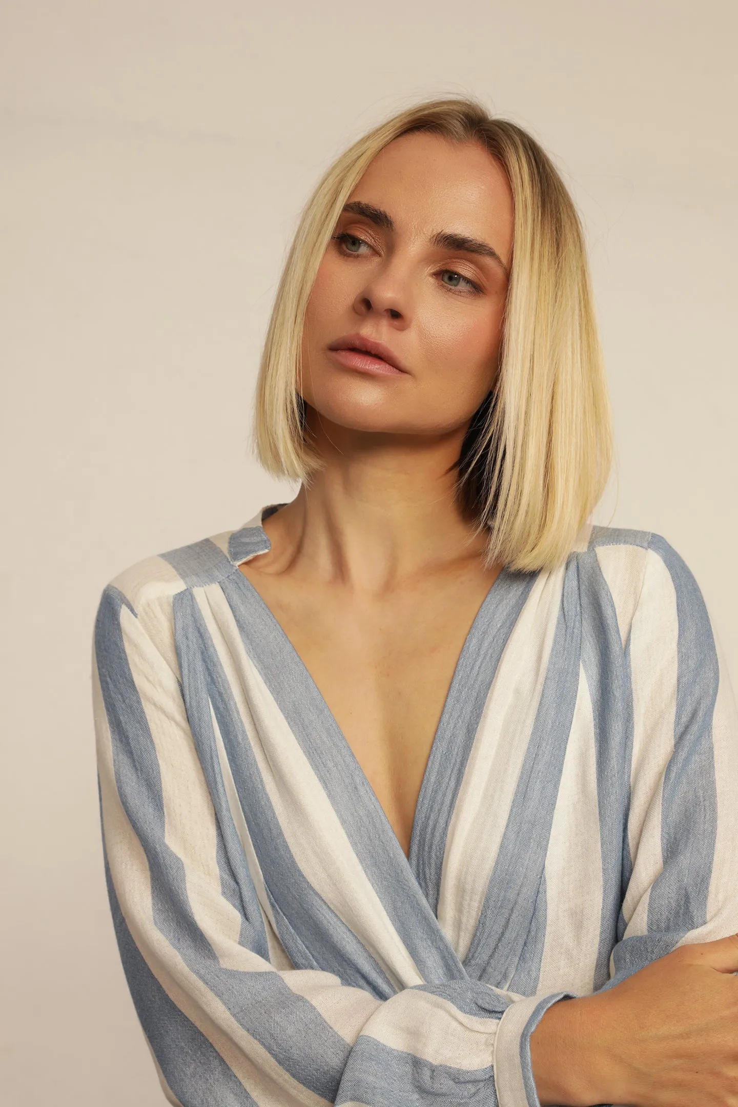 Playa Stripe Blouse sold by Nightcap product image thumbnail 4