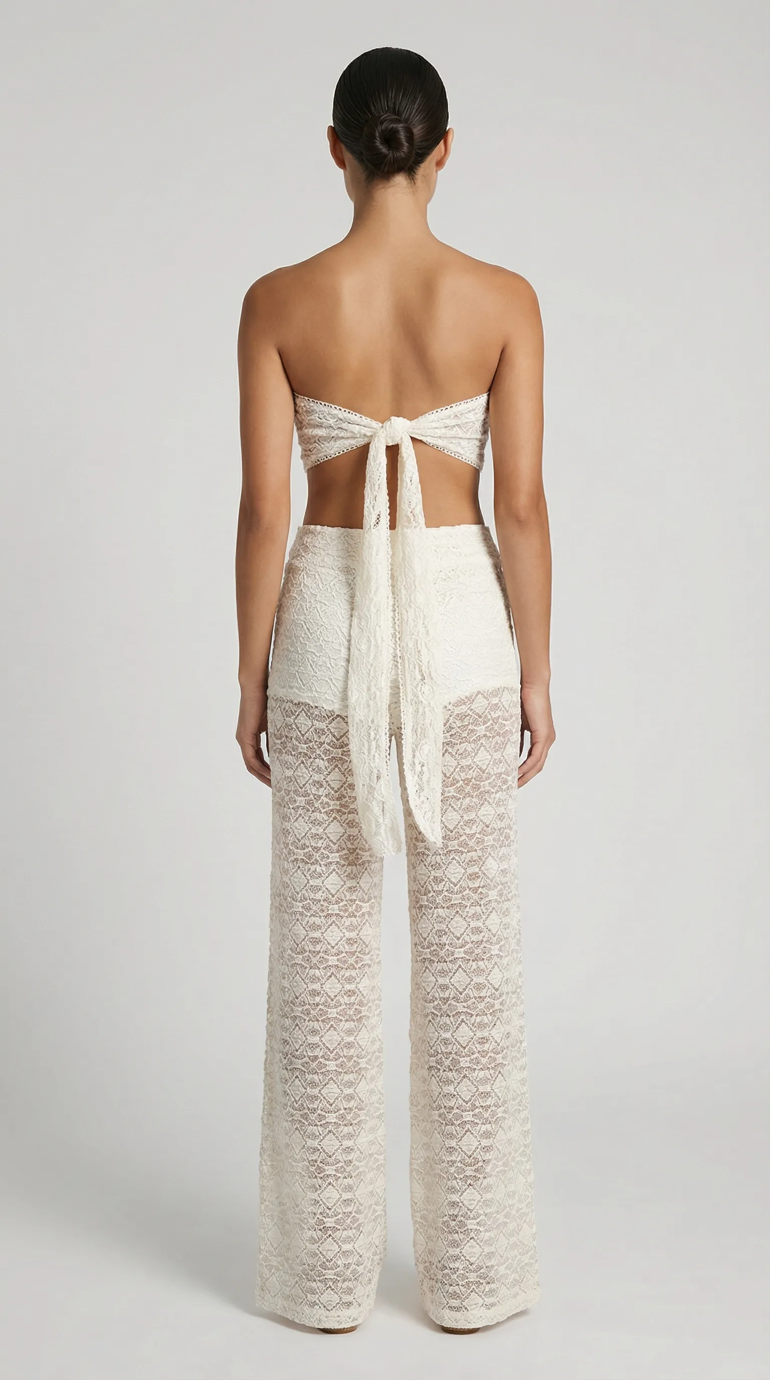 Diamond Crinkle Apron Top sold by Nightcap product image thumbnail 4