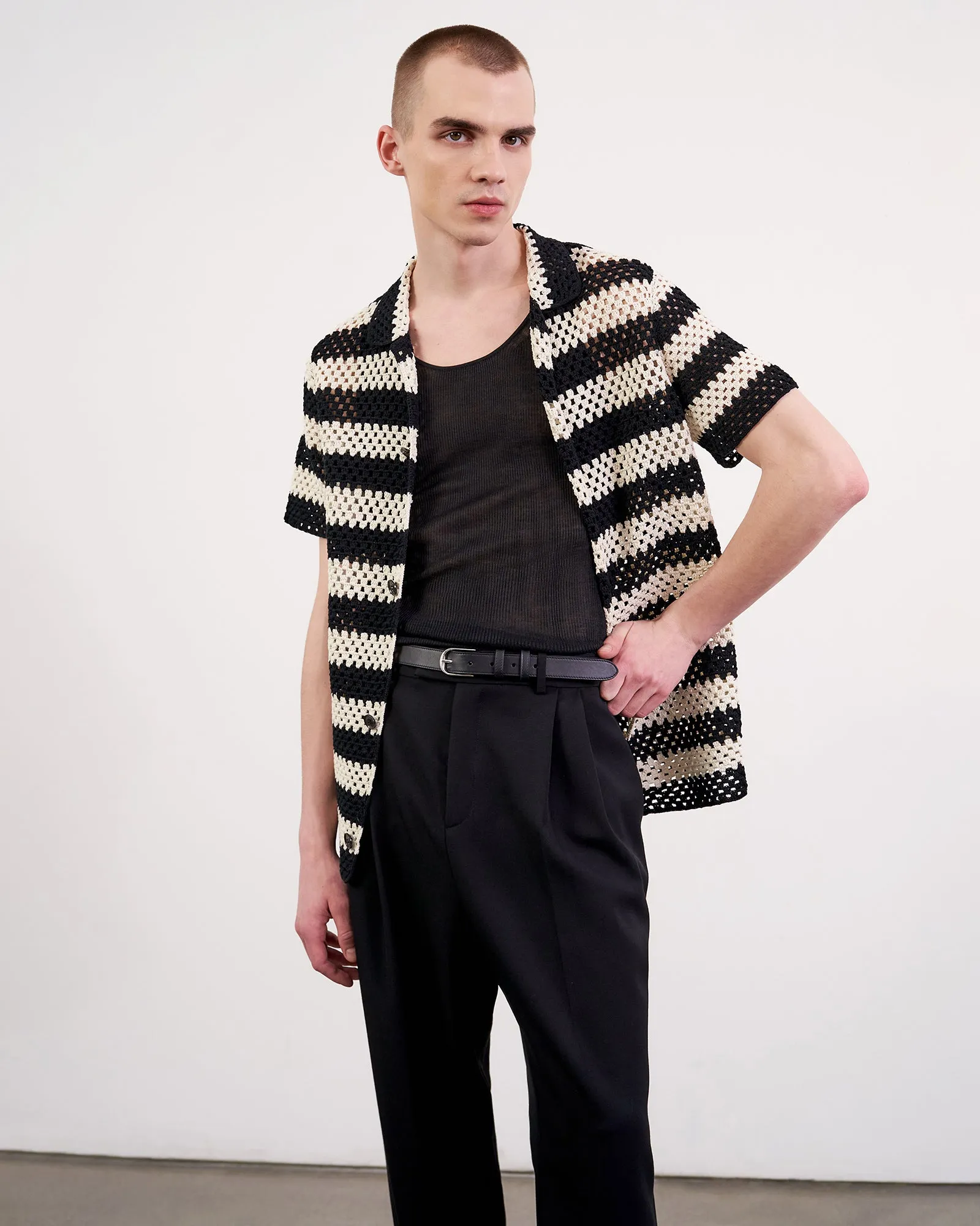 BRICE CROCHET SHIRT sold by Nili Lotan