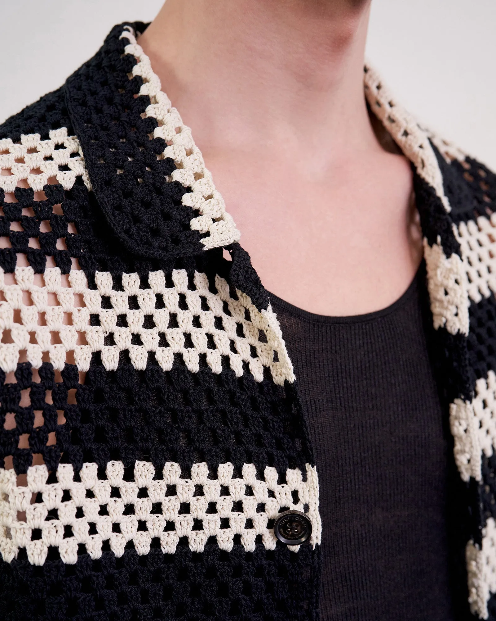 BRICE CROCHET SHIRT sold by Nili Lotan product image thumbnail 4