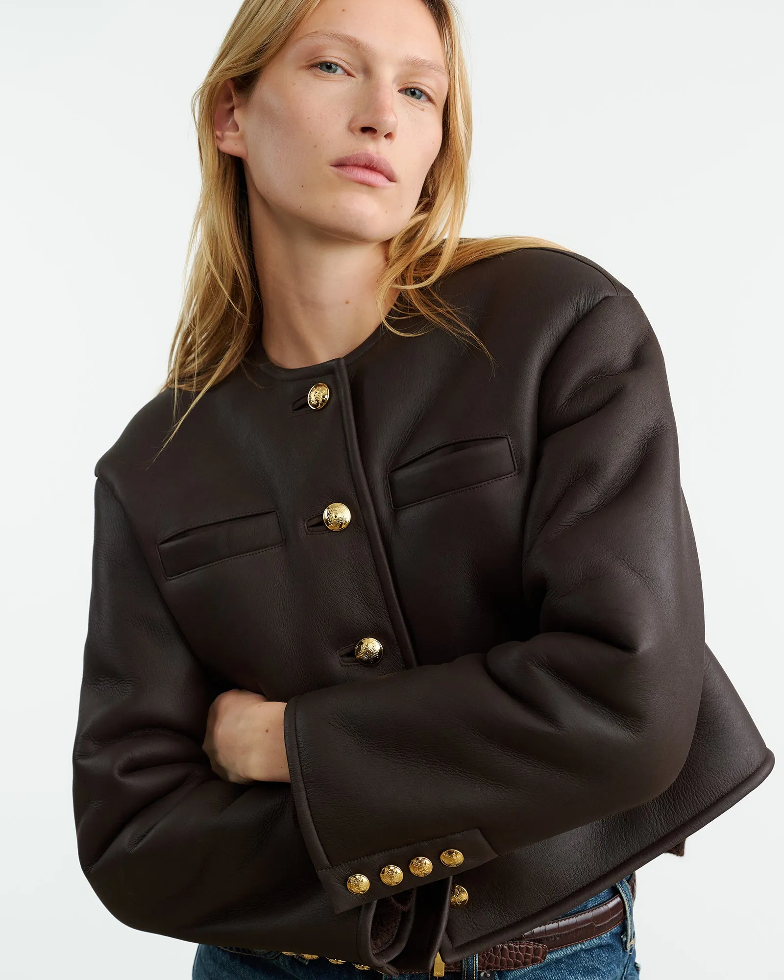 SELINA SHEARLING JACKET sold by Nili Lotan product image thumbnail 3