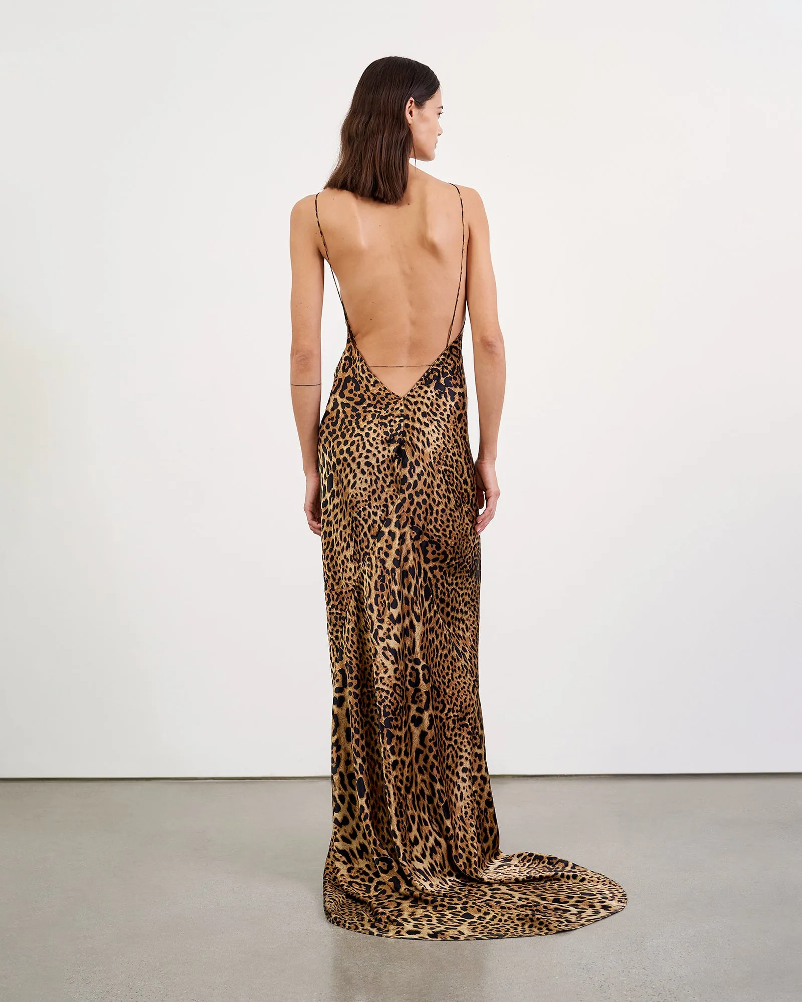 ELIZABETH LEOPARD GOWN sold by Nili Lotan product image thumbnail 4