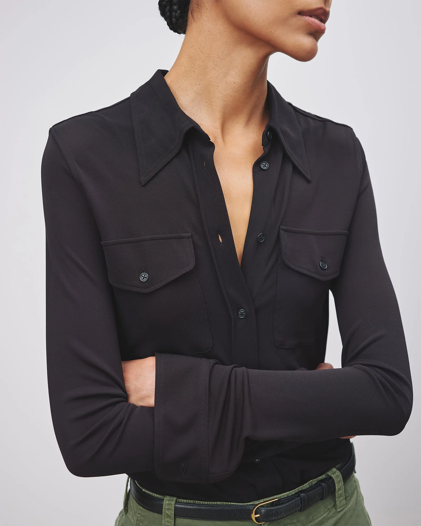 AVELINE SHIRT sold by Nili Lotan product image thumbnail 3