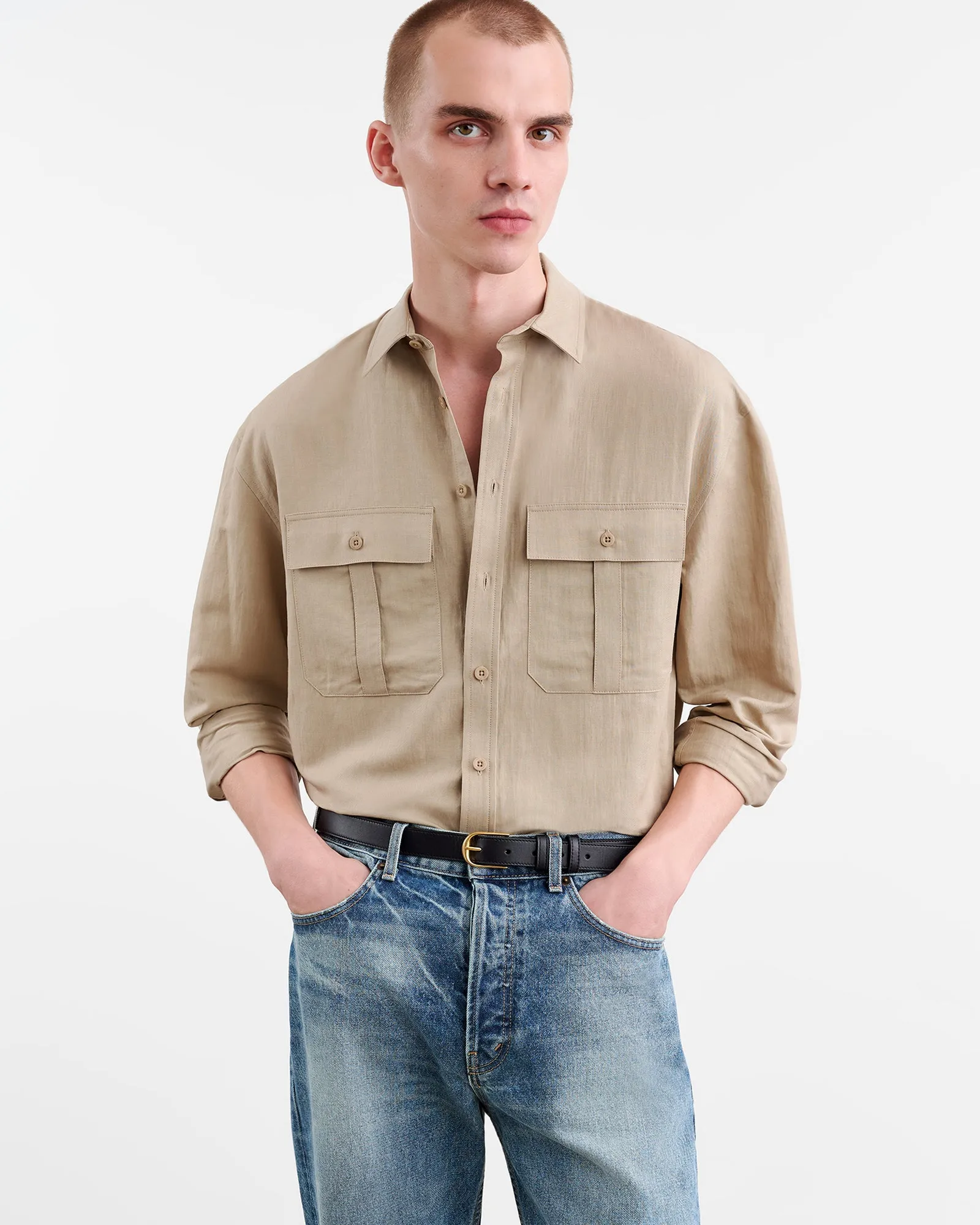 MATTHIEU SHIRT sold by Nili Lotan product image thumbnail 4