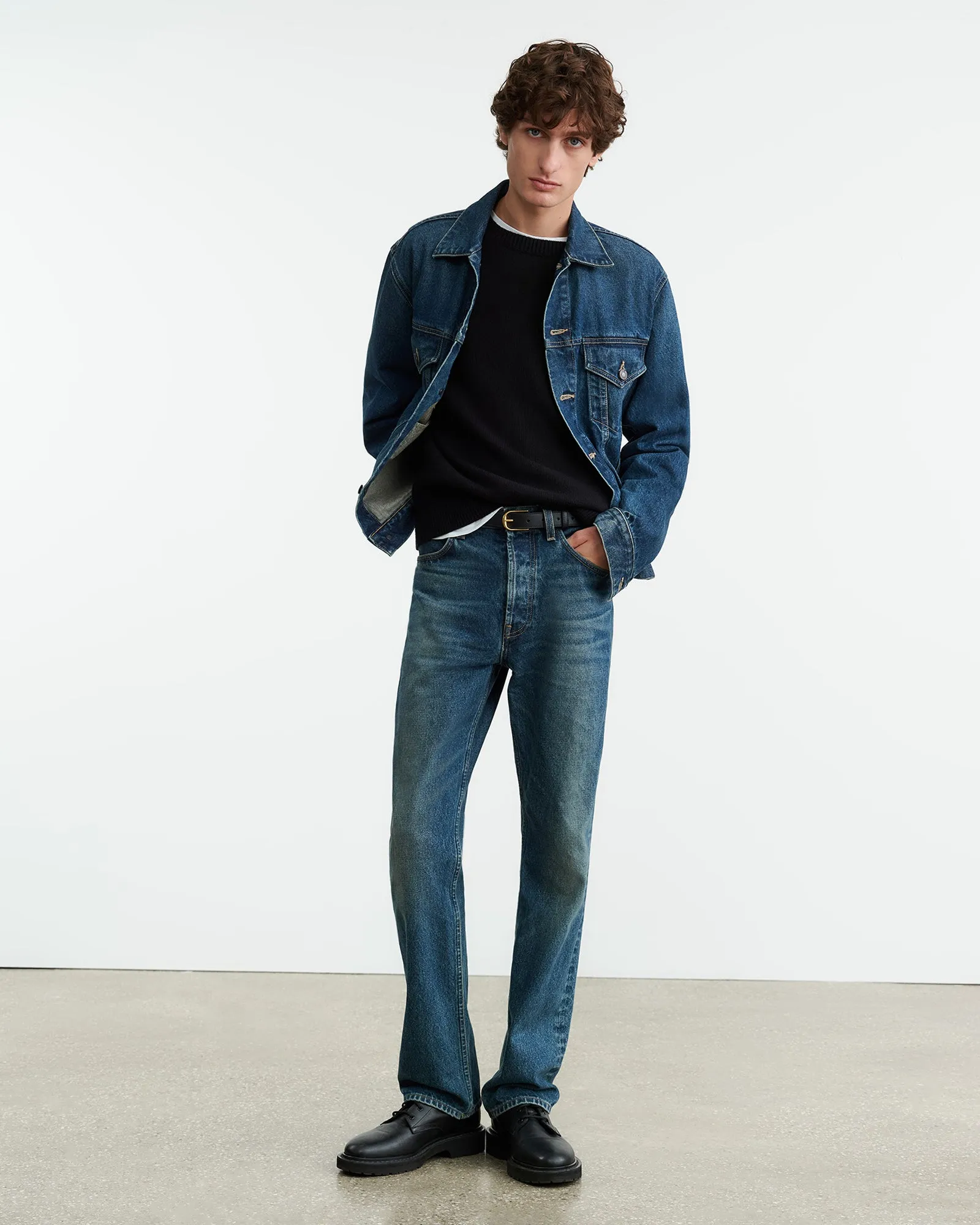 ZACHARY DENIM JACKET sold by Nili Lotan product image thumbnail 4