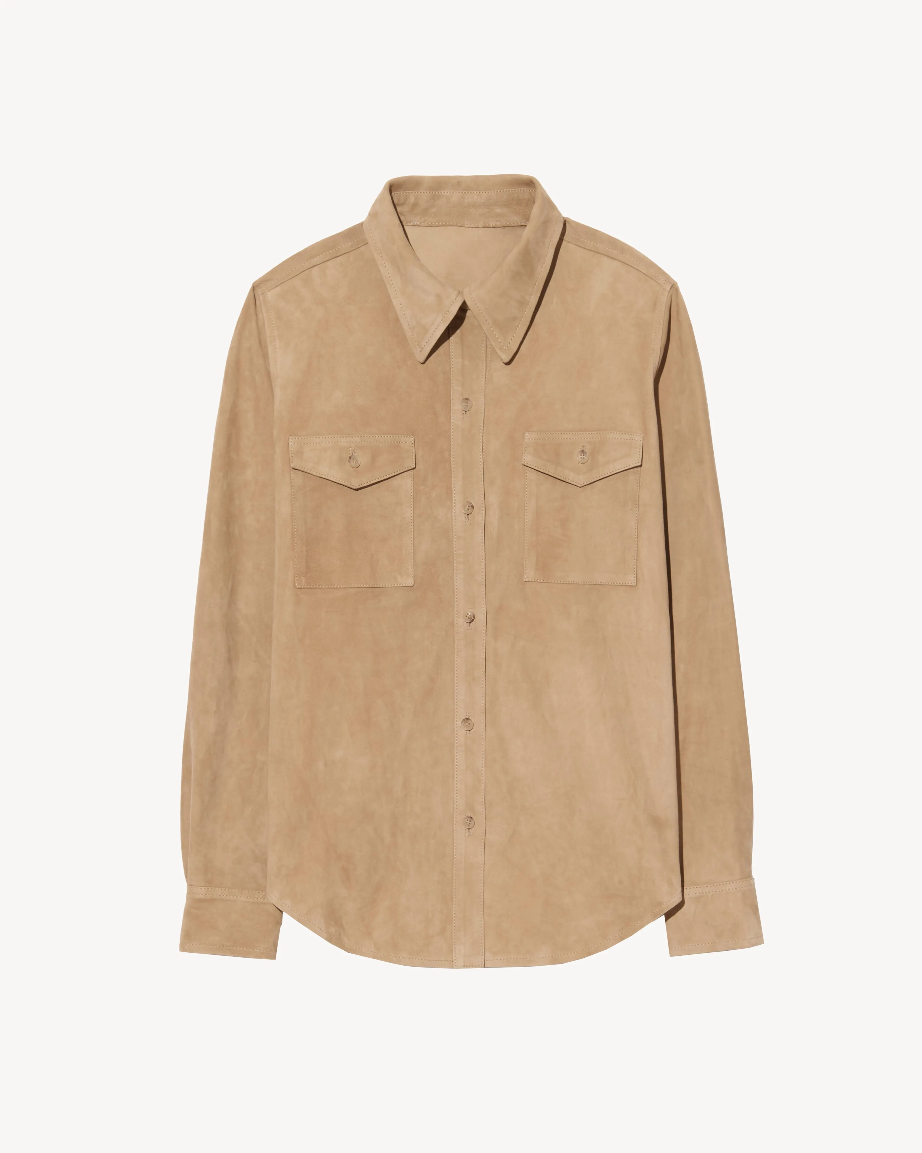 AVA SUEDE SHIRT sold by Nili Lotan product image thumbnail 2