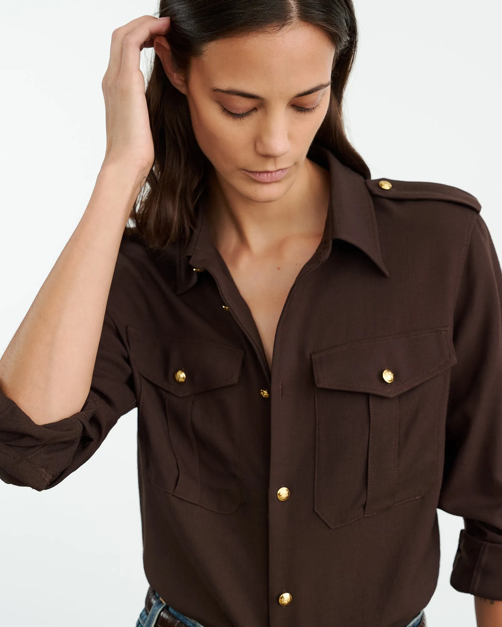 JEANETTE SHIRT sold by Nili Lotan product image thumbnail 3