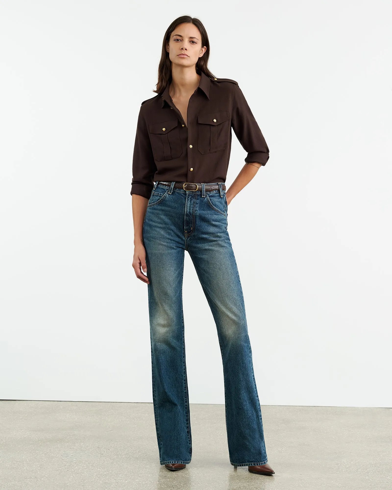 JEANETTE SHIRT sold by Nili Lotan product image thumbnail 4