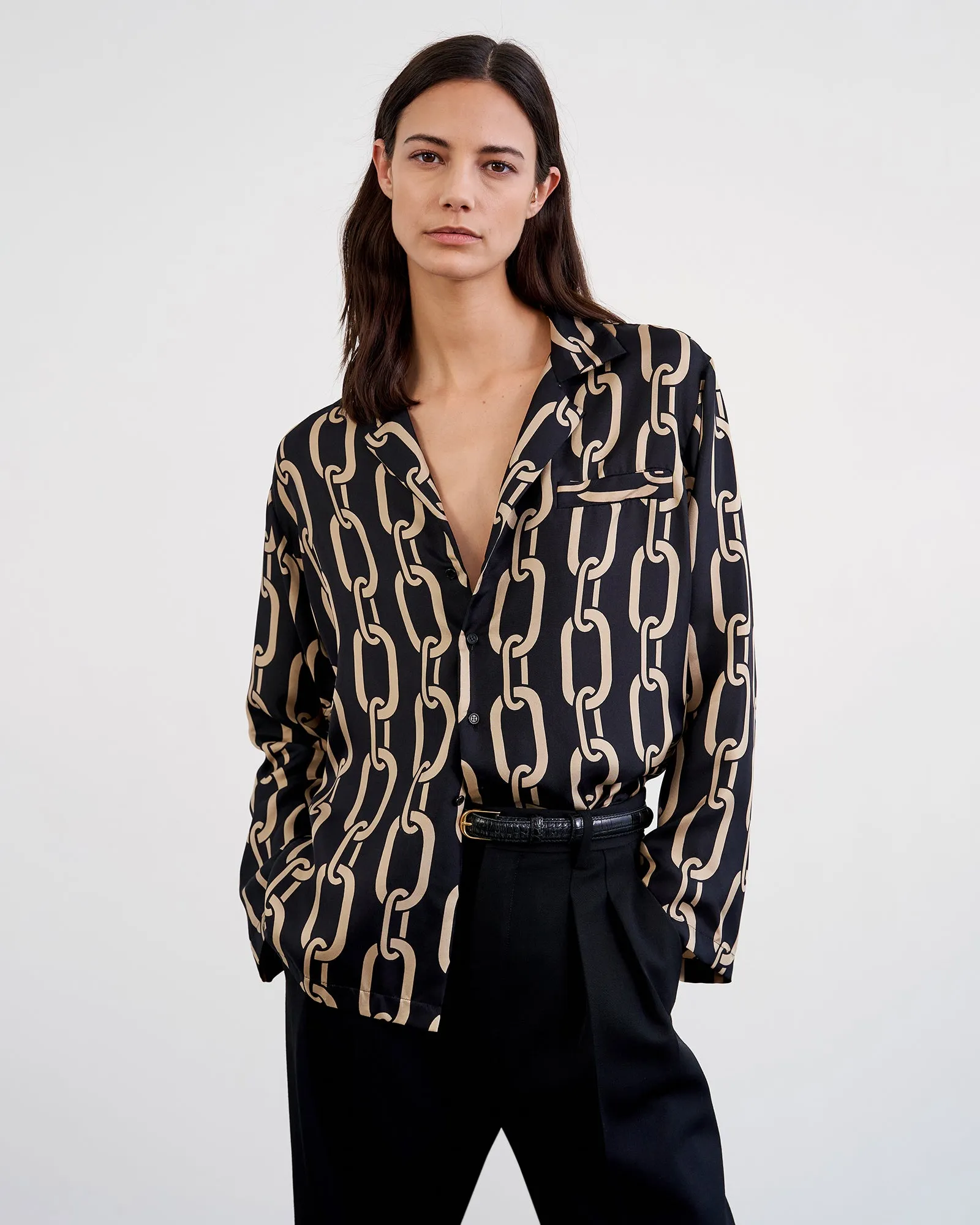 JUSTE PYJAMA SHIRT sold by Nili Lotan