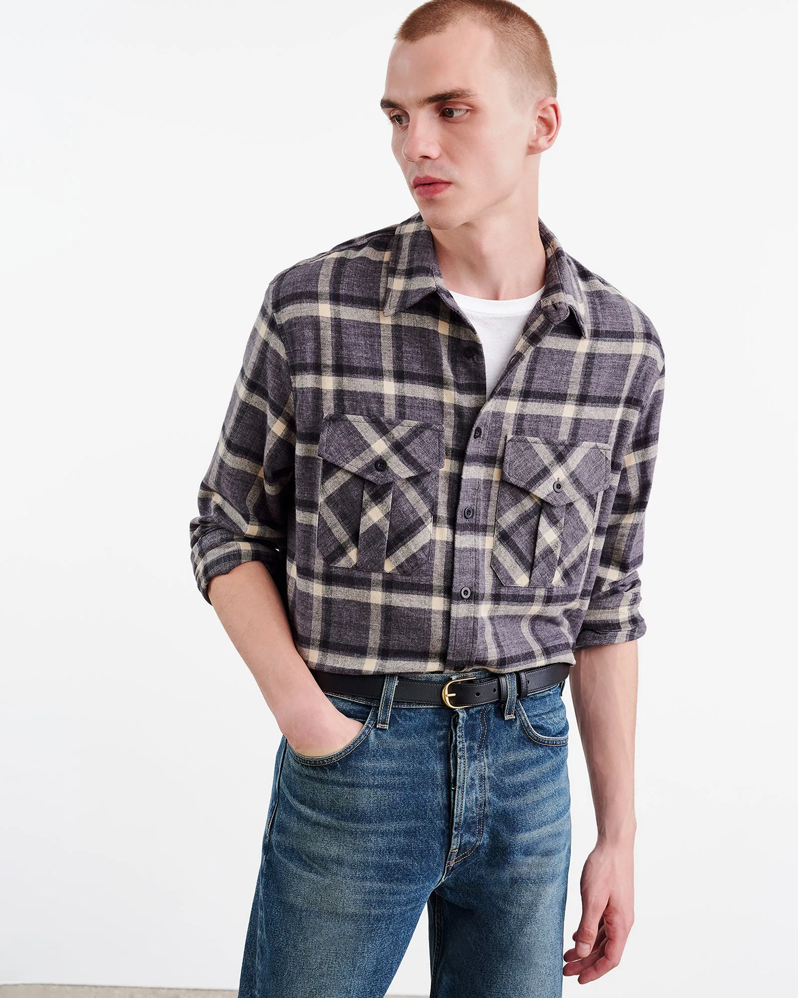 CHRISTOPHE SHIRT sold by Nili Lotan