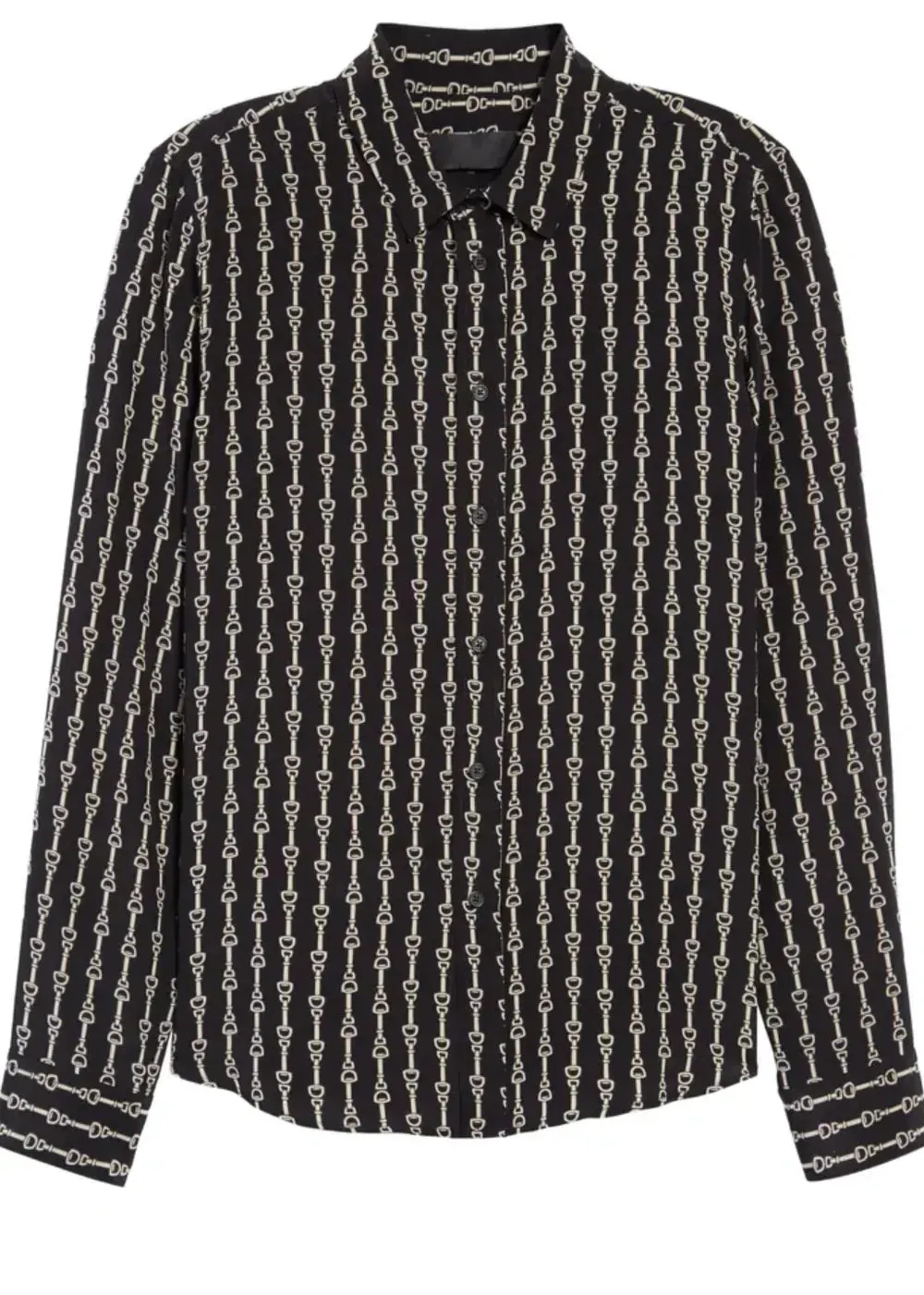 PRINTED GAIA SLIM SHIRT sold by Nili Lotan product image thumbnail 3