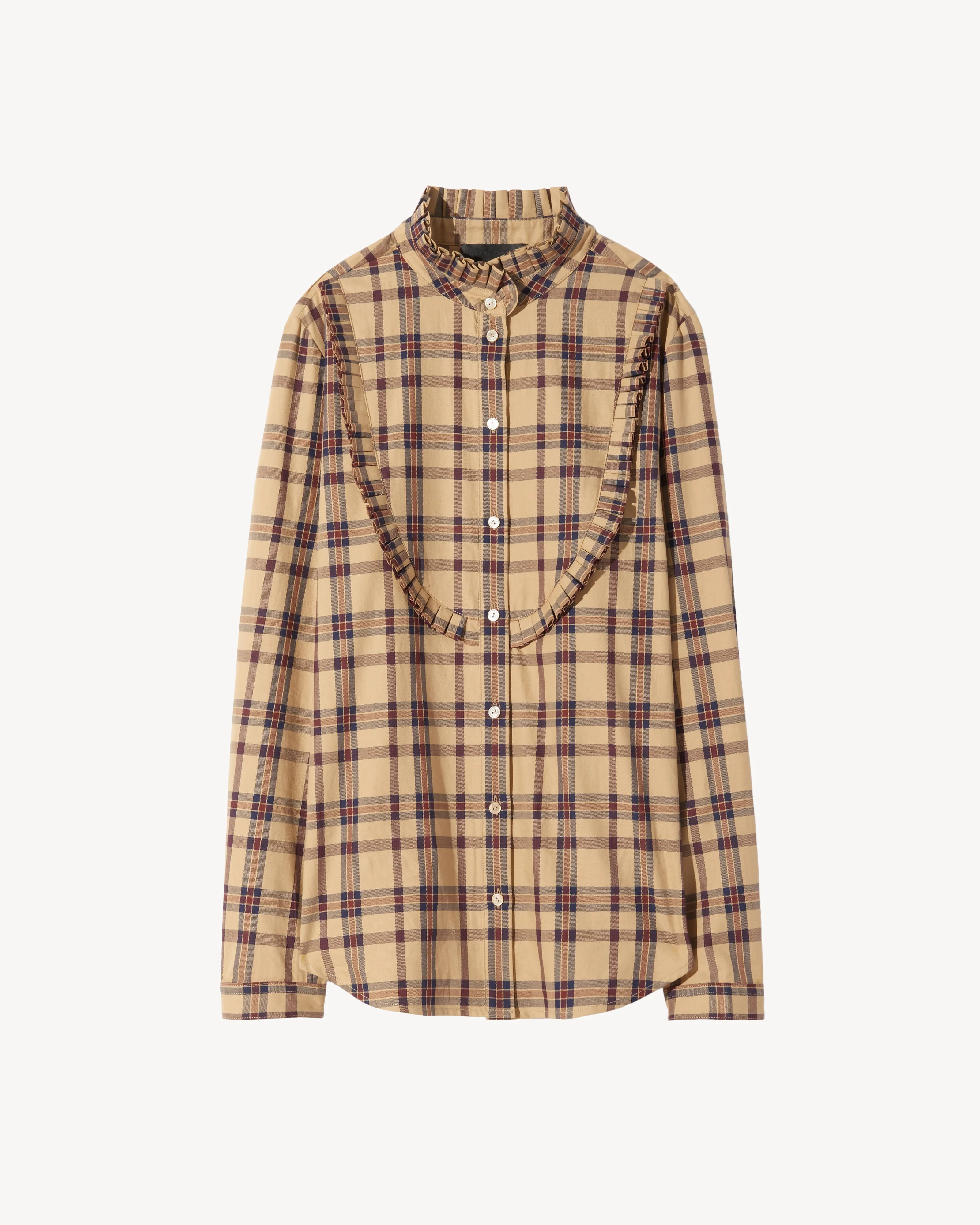 PLAID GRETTA BLOUSE sold by Nili Lotan product image thumbnail 2