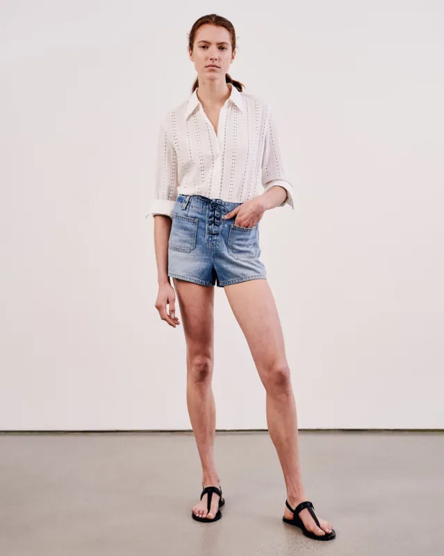 ROMANE LACE UP SHORT sold by Nili Lotan