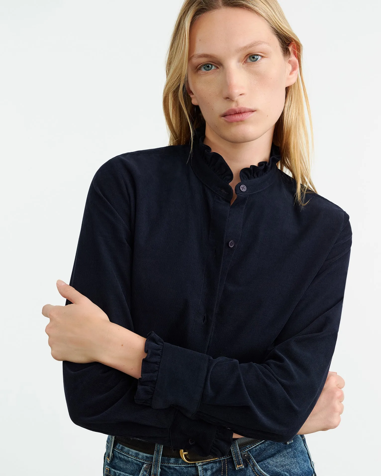 LYDIA CORDUROY SHIRT sold by Nili Lotan product image thumbnail 3