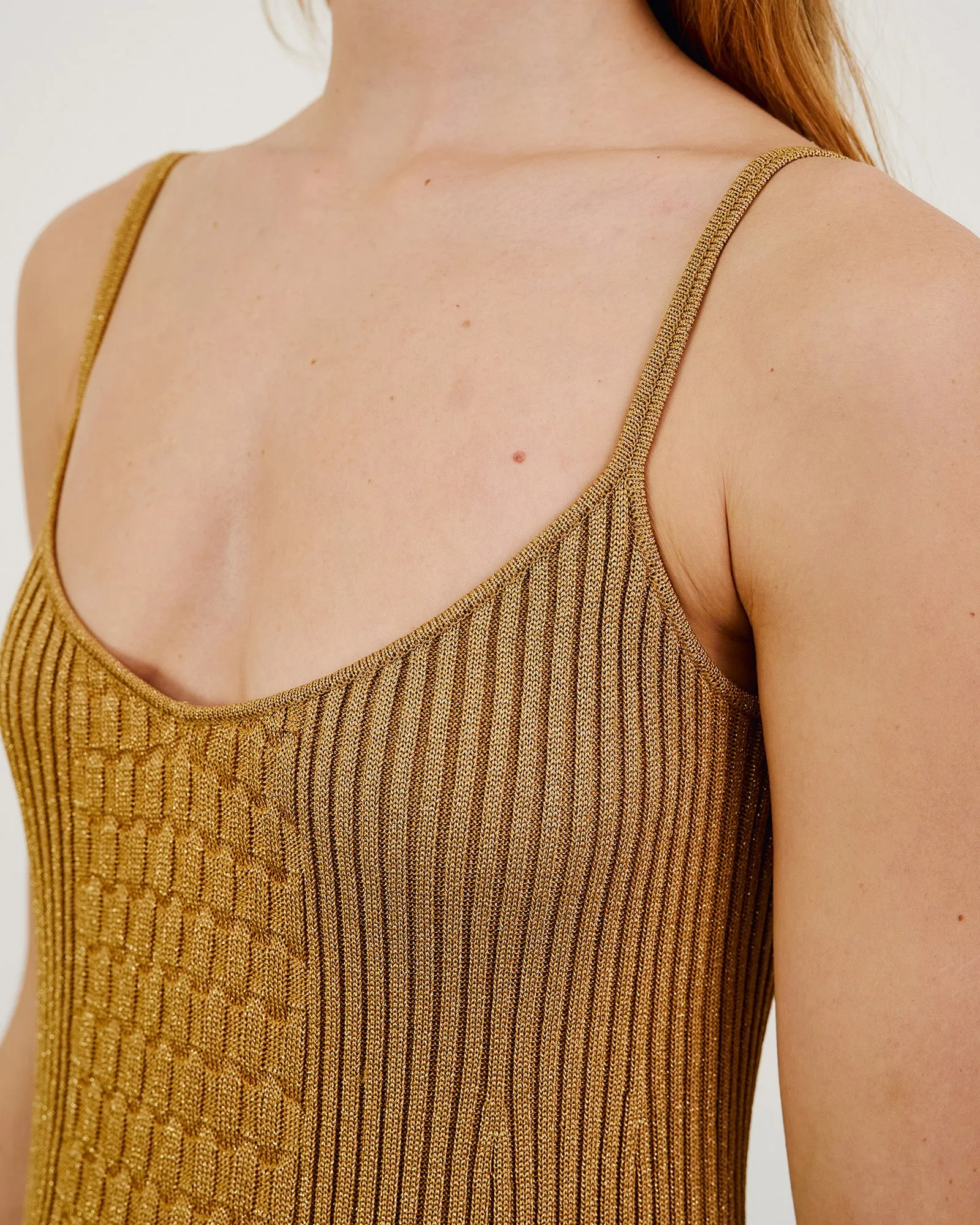 ZARINA LUREX KNIT DRESS sold by Nili Lotan product image thumbnail 5