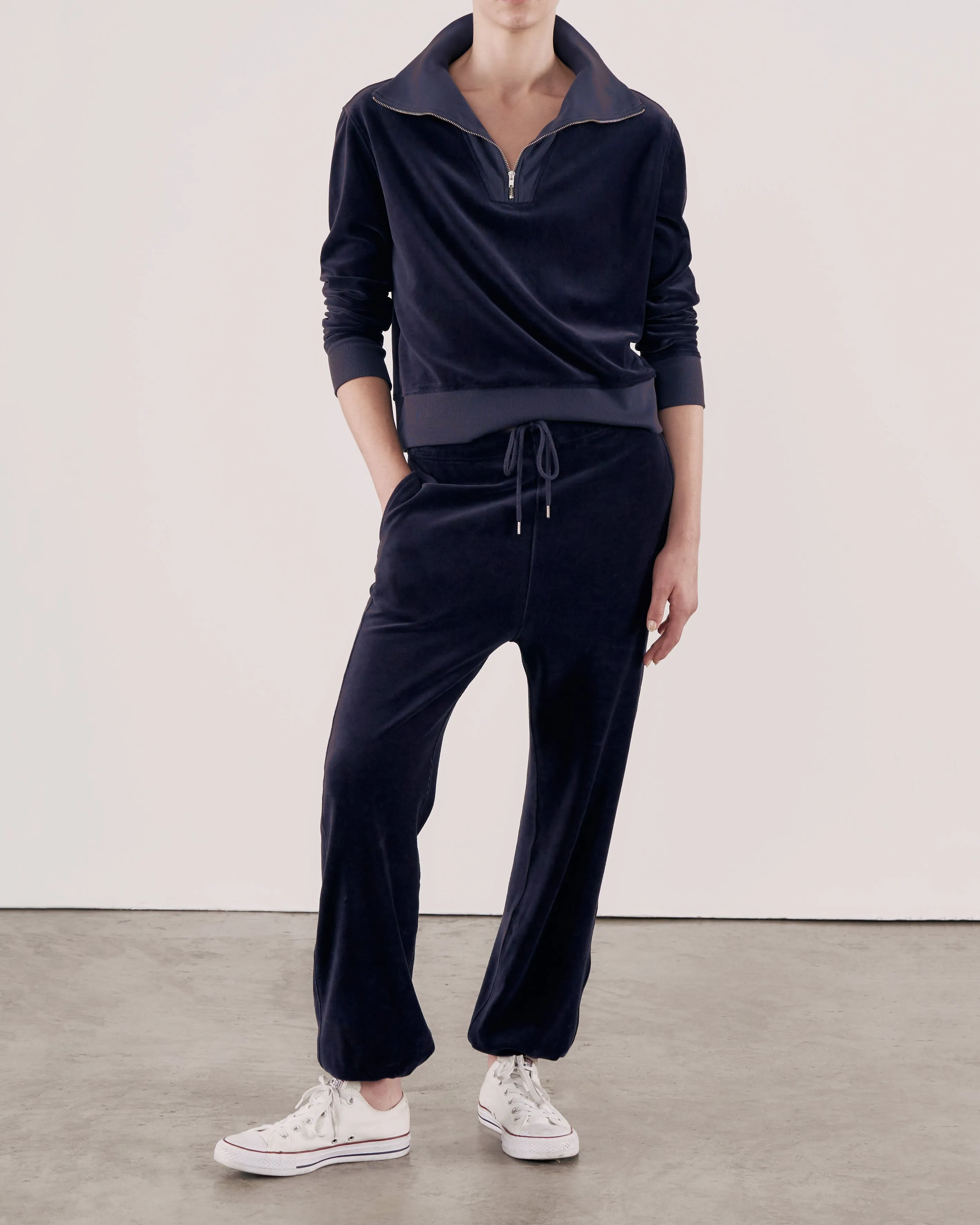 LYVIA VELOUR JOGGER sold by Nili Lotan product image thumbnail 3