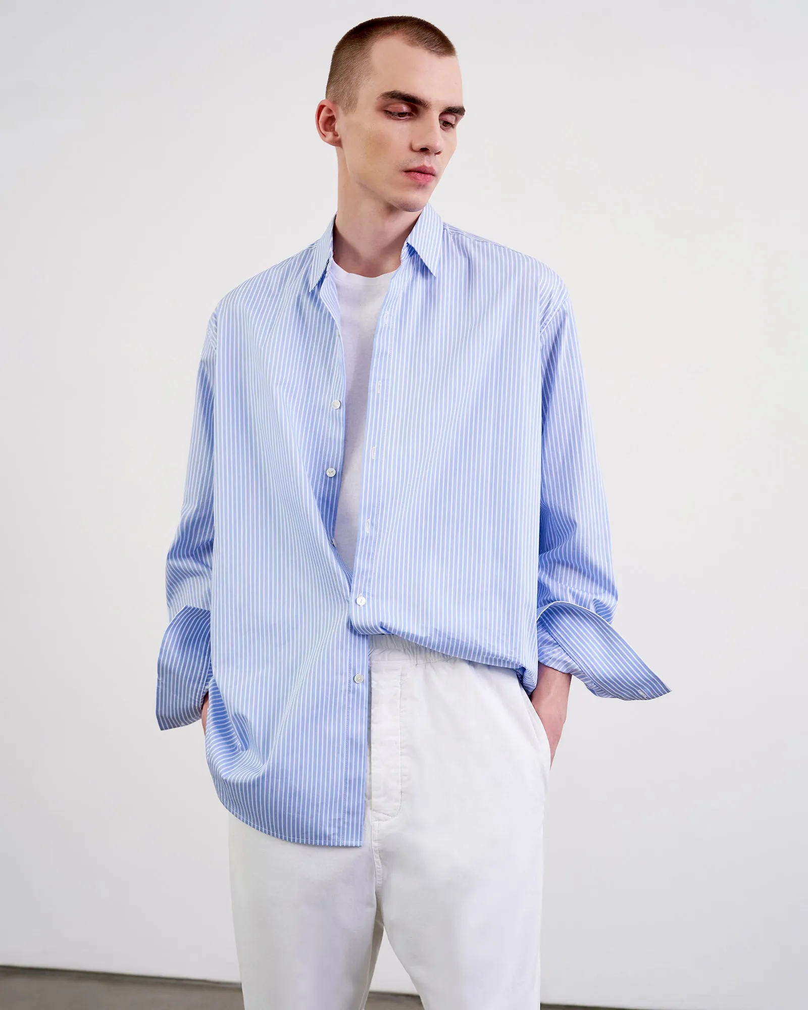 STRIPED ROCK SHIRT sold by Nili Lotan