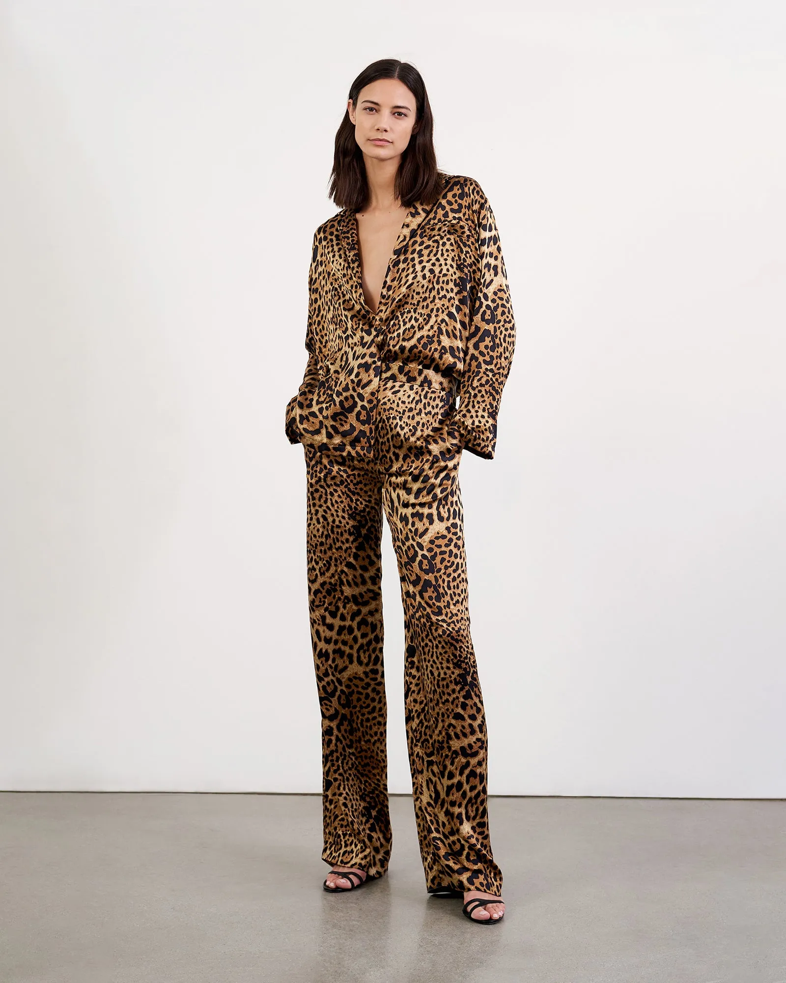 GERMAIN SILK PANT sold by Nili Lotan product image thumbnail 5