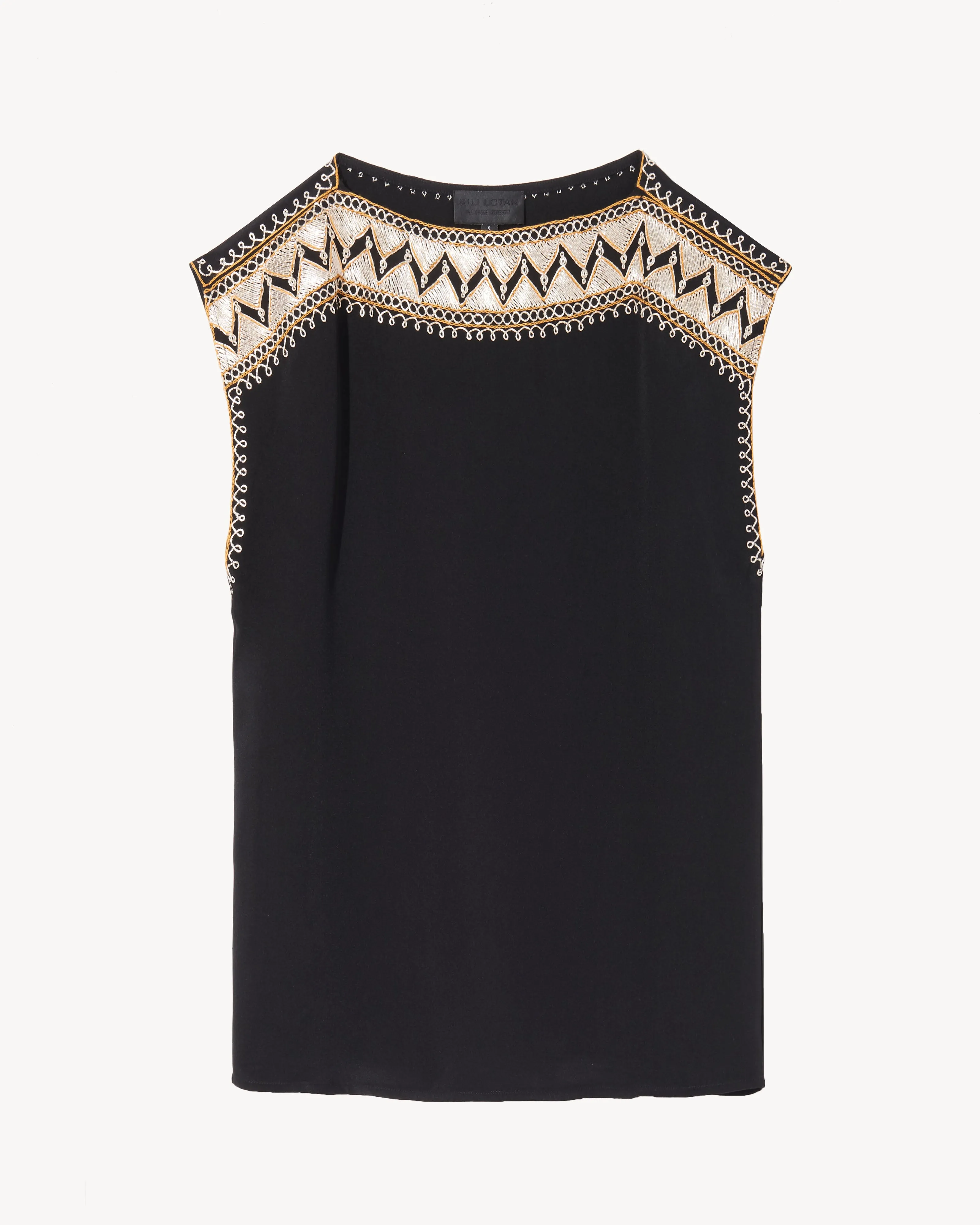 EMIE EMBROIDERED TOP sold by Nili Lotan