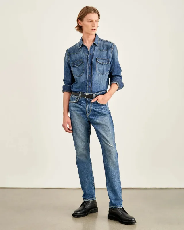 TRAVIS DENIM SHIRT sold by Nili Lotan