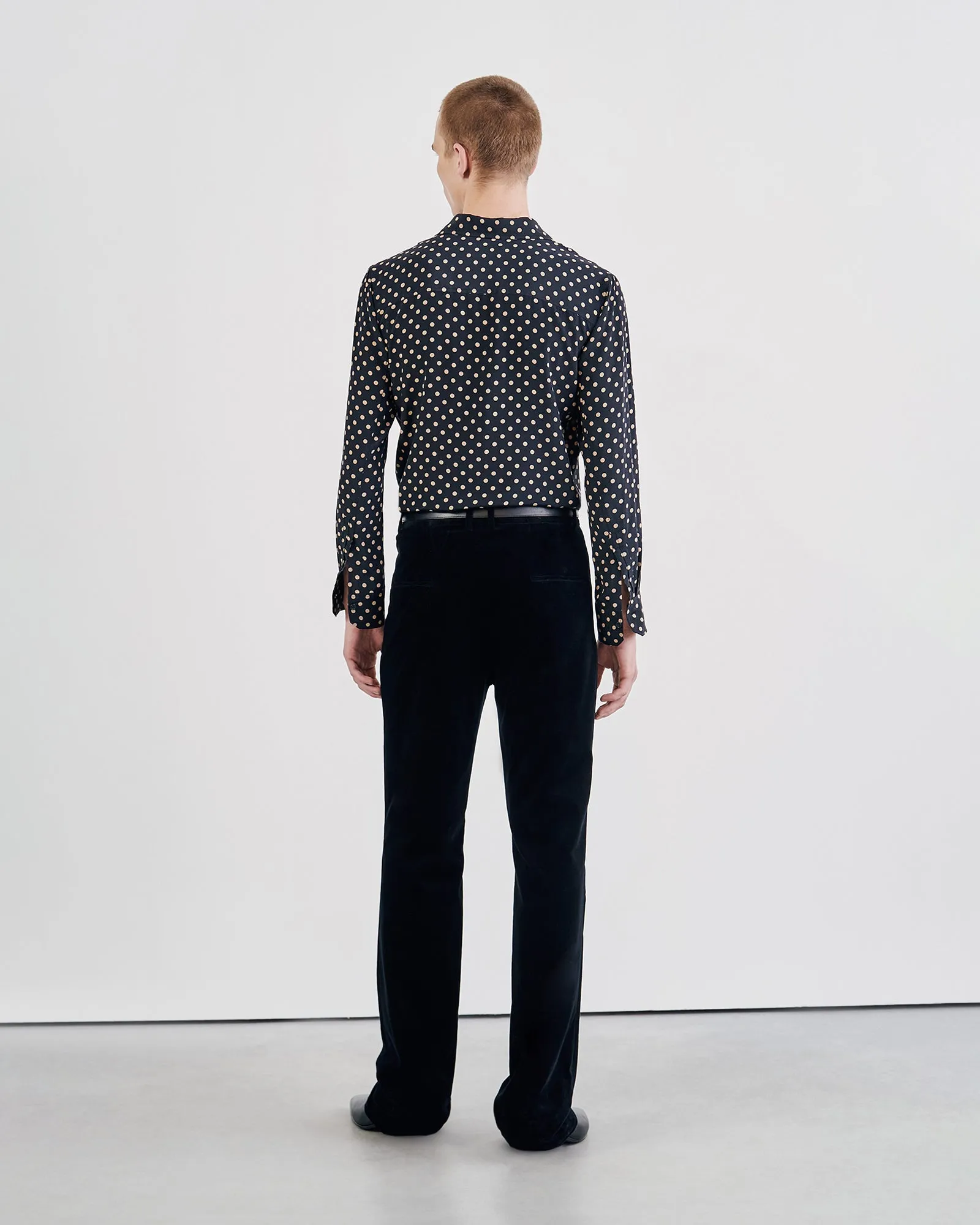 REX VELVET TROUSER sold by Nili Lotan product image thumbnail 4