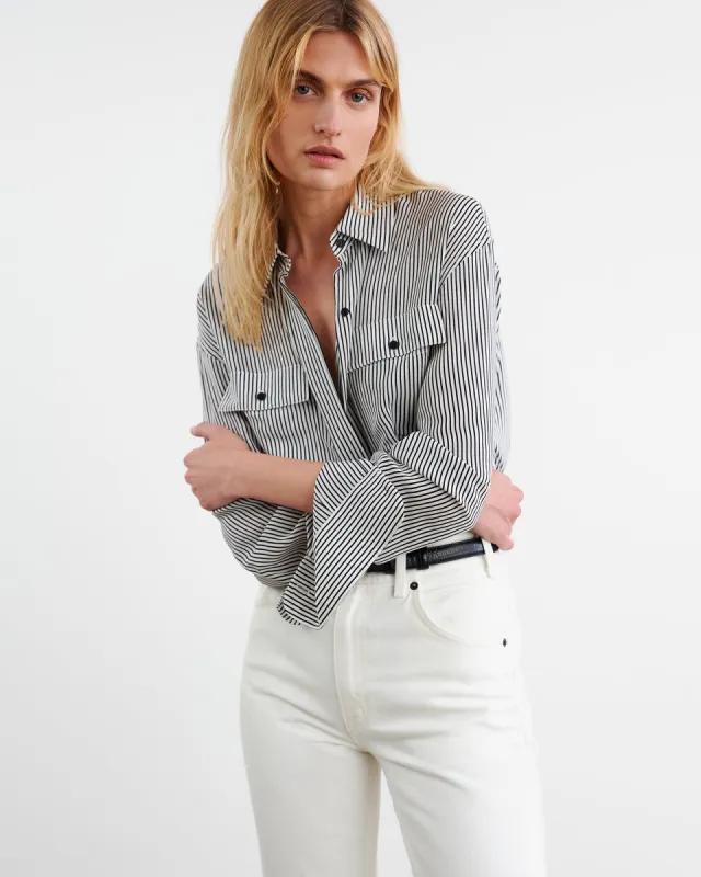 ELLIAS SILK SHIRT sold by Nili Lotan