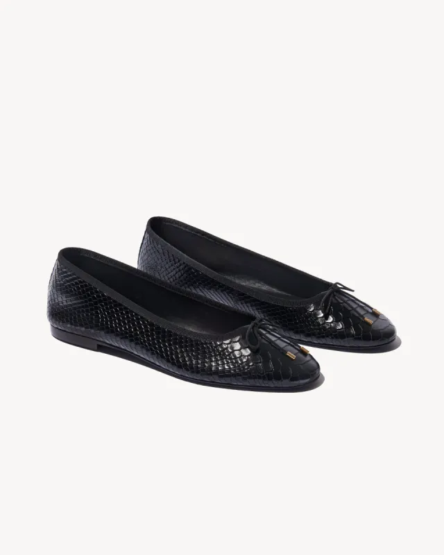 LEATHER BALLET FLAT sold by Nili Lotan