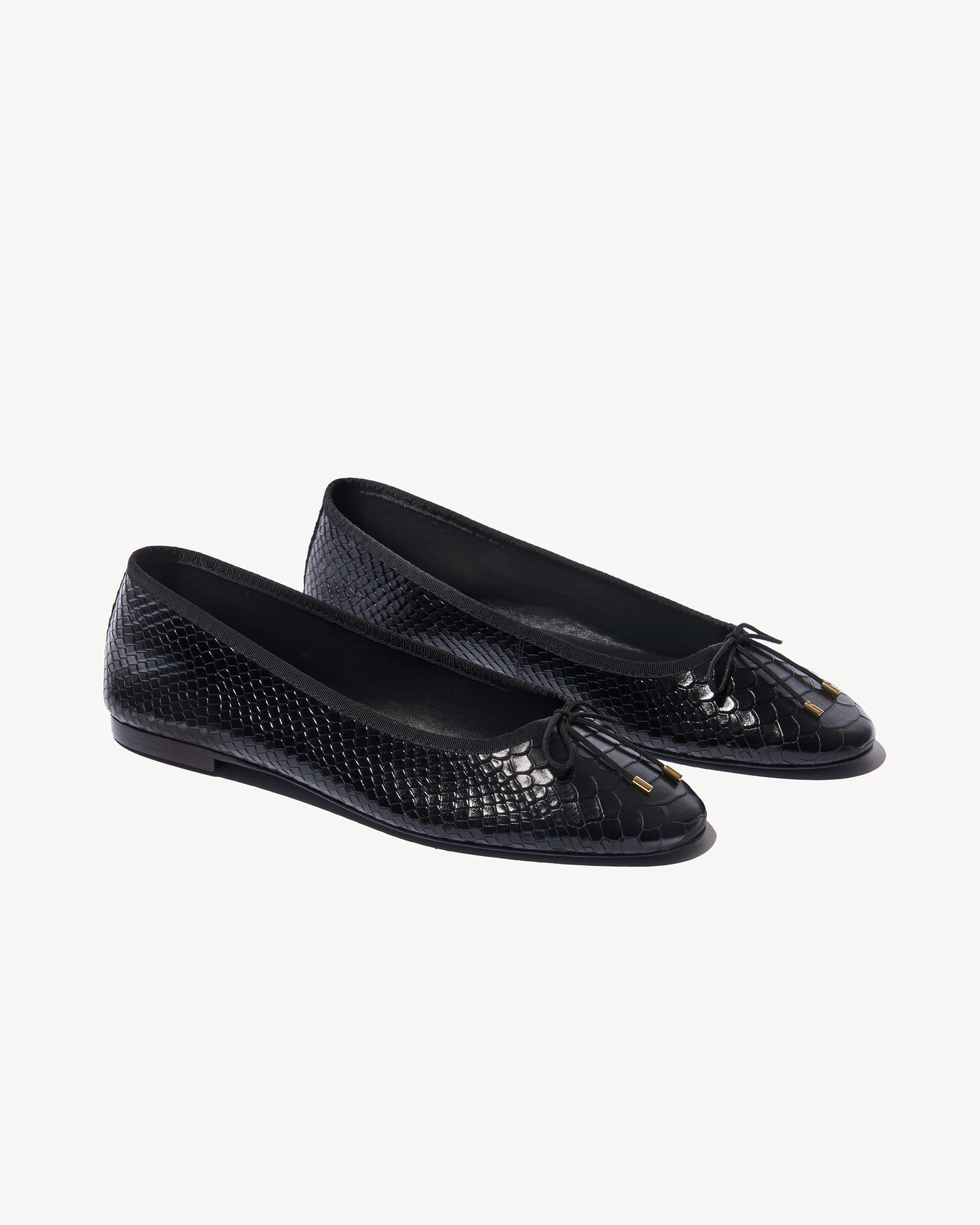 LEATHER BALLET FLAT sold by Nili Lotan