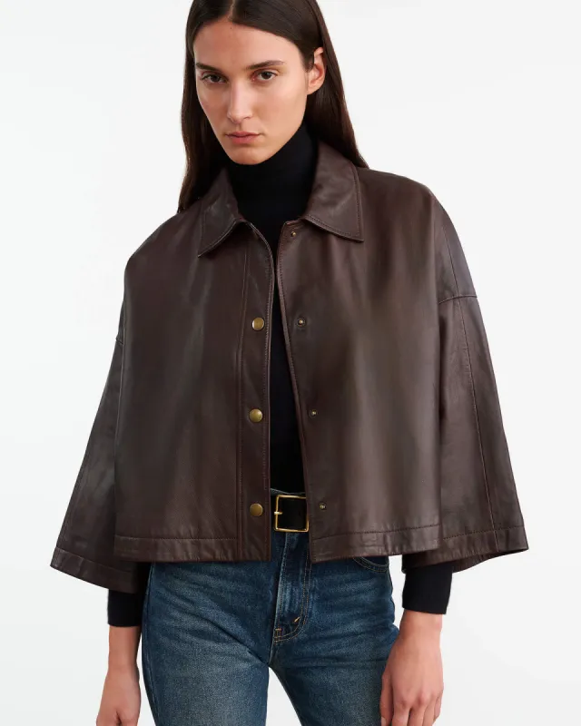 INES LEATHER JACKET sold by Nili Lotan