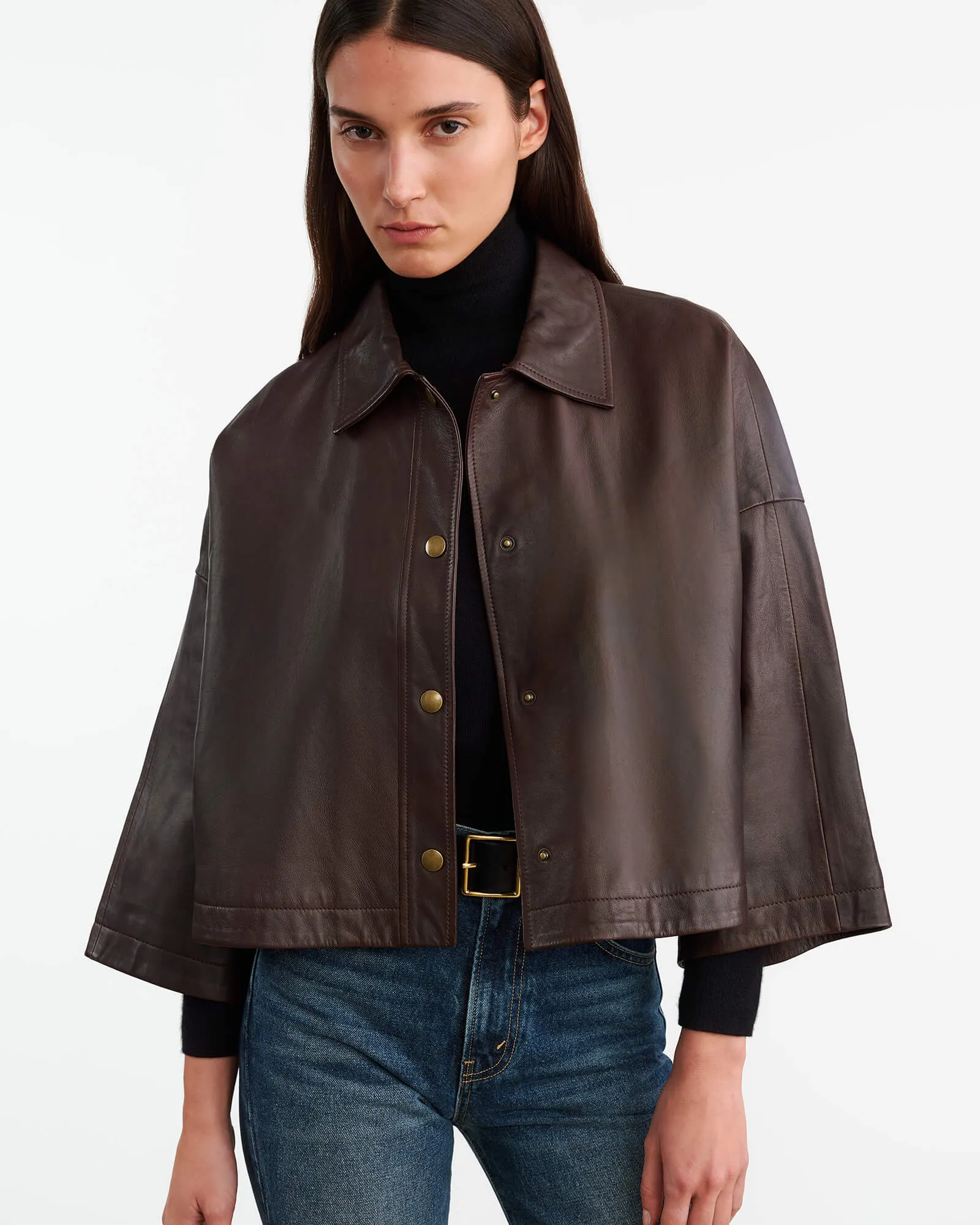 INES LEATHER JACKET sold by Nili Lotan