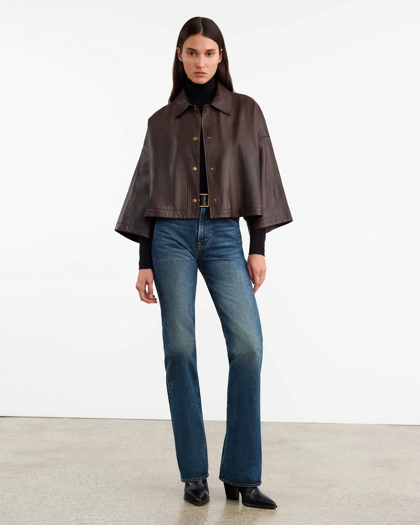 INES LEATHER JACKET sold by Nili Lotan product image thumbnail 4