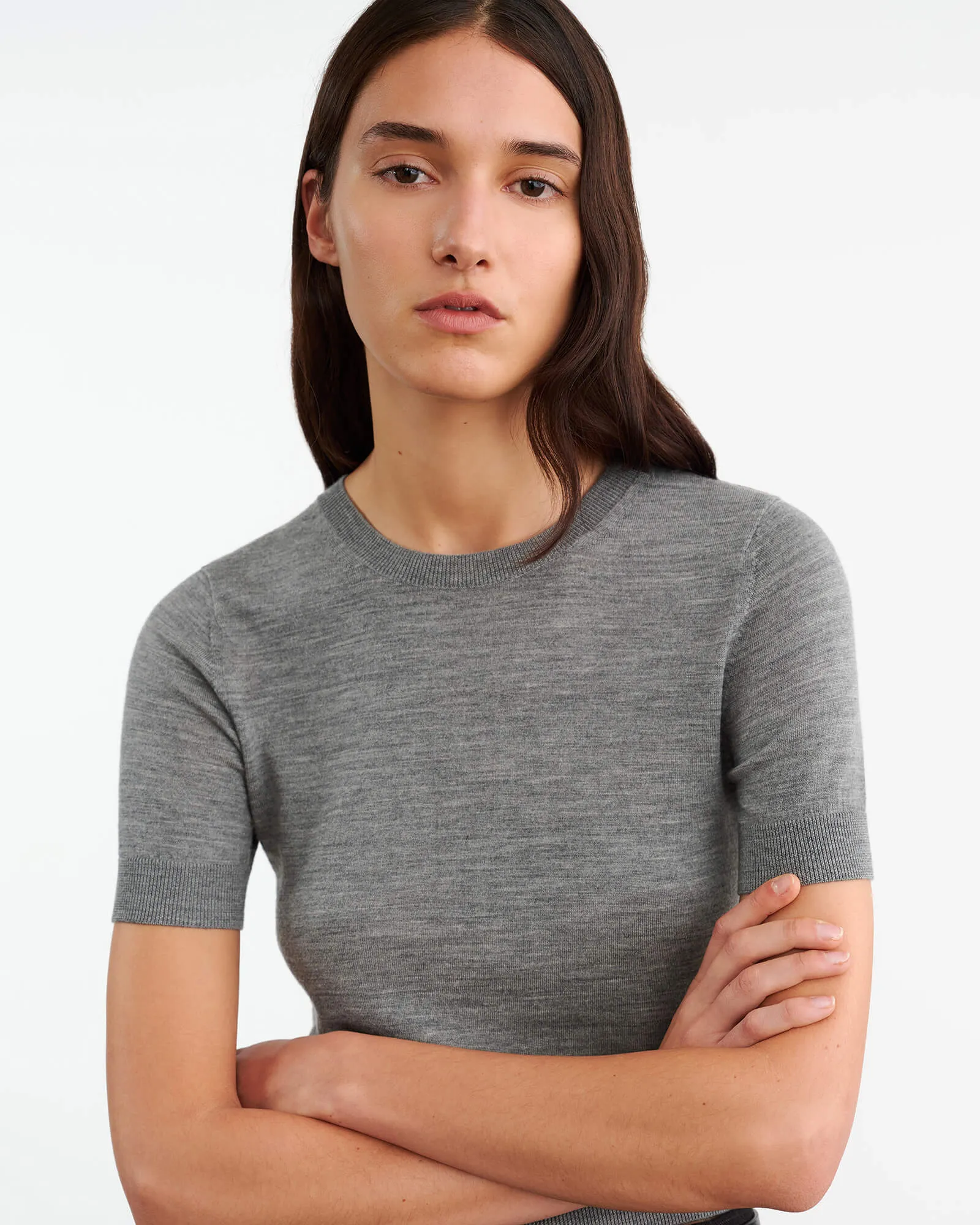 LEILANI KNIT TEE sold by Nili Lotan product image thumbnail 3