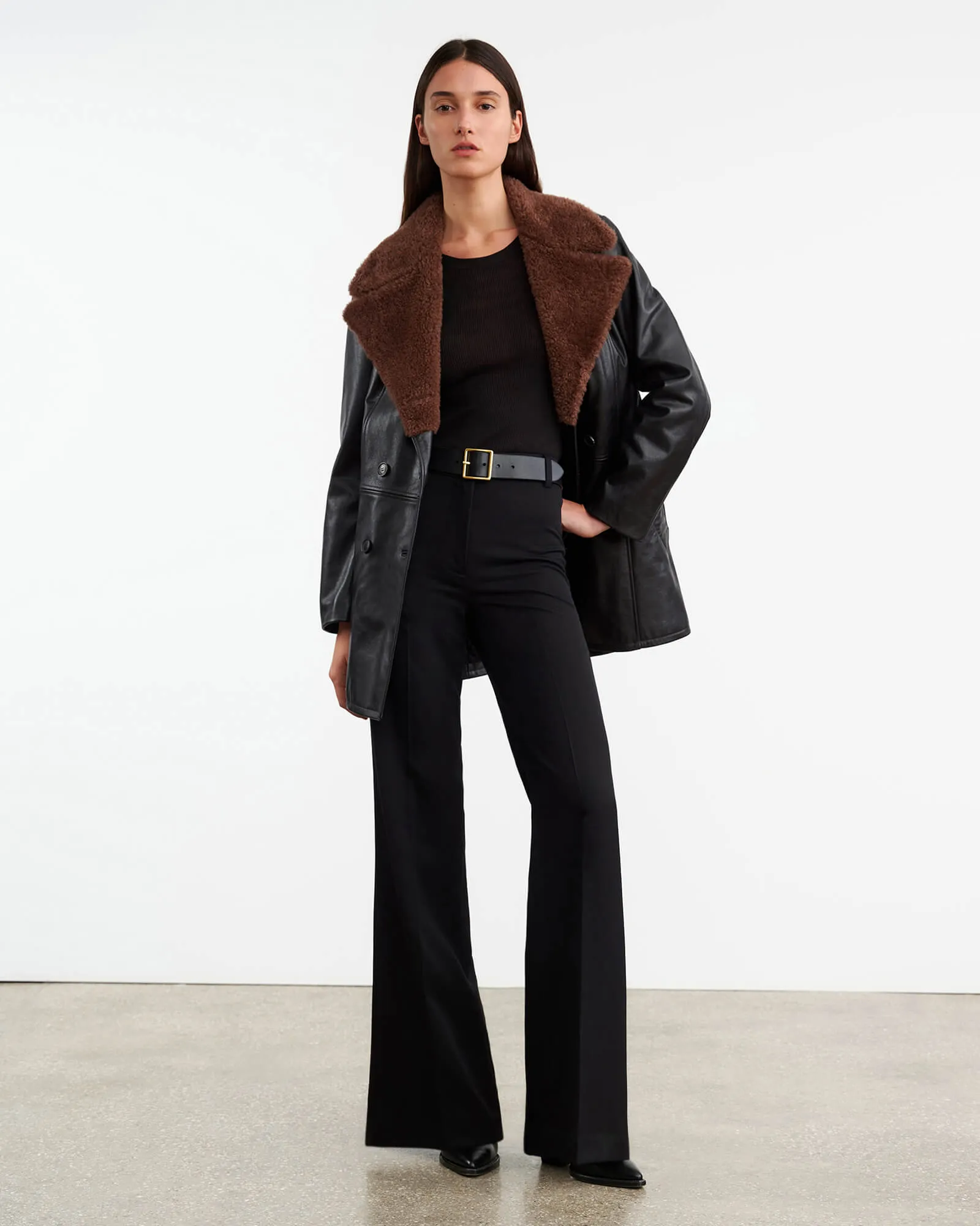 JAYDEN LEATHER COAT sold by Nili Lotan product image thumbnail 5