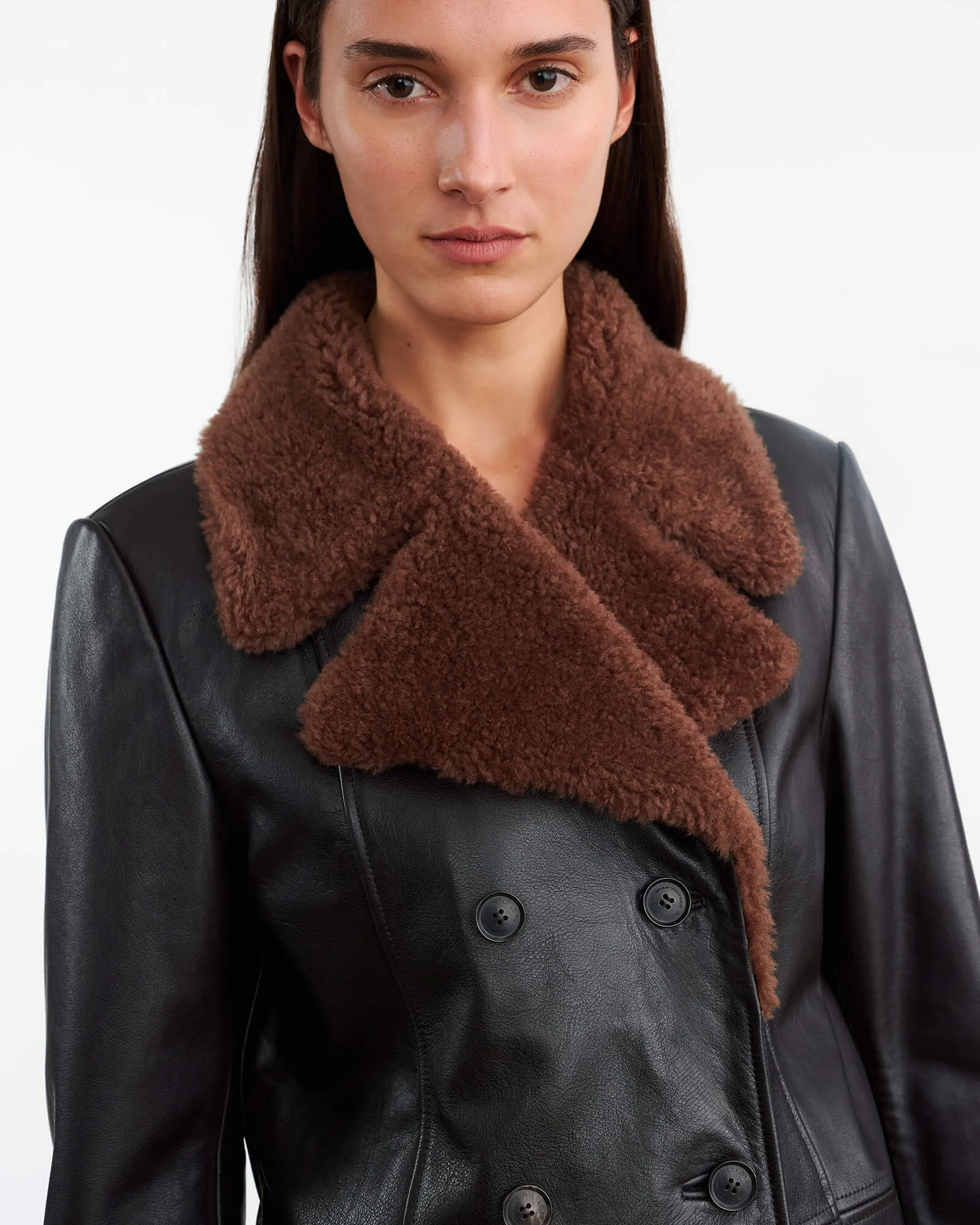 JAYDEN LEATHER COAT sold by Nili Lotan product image thumbnail 3