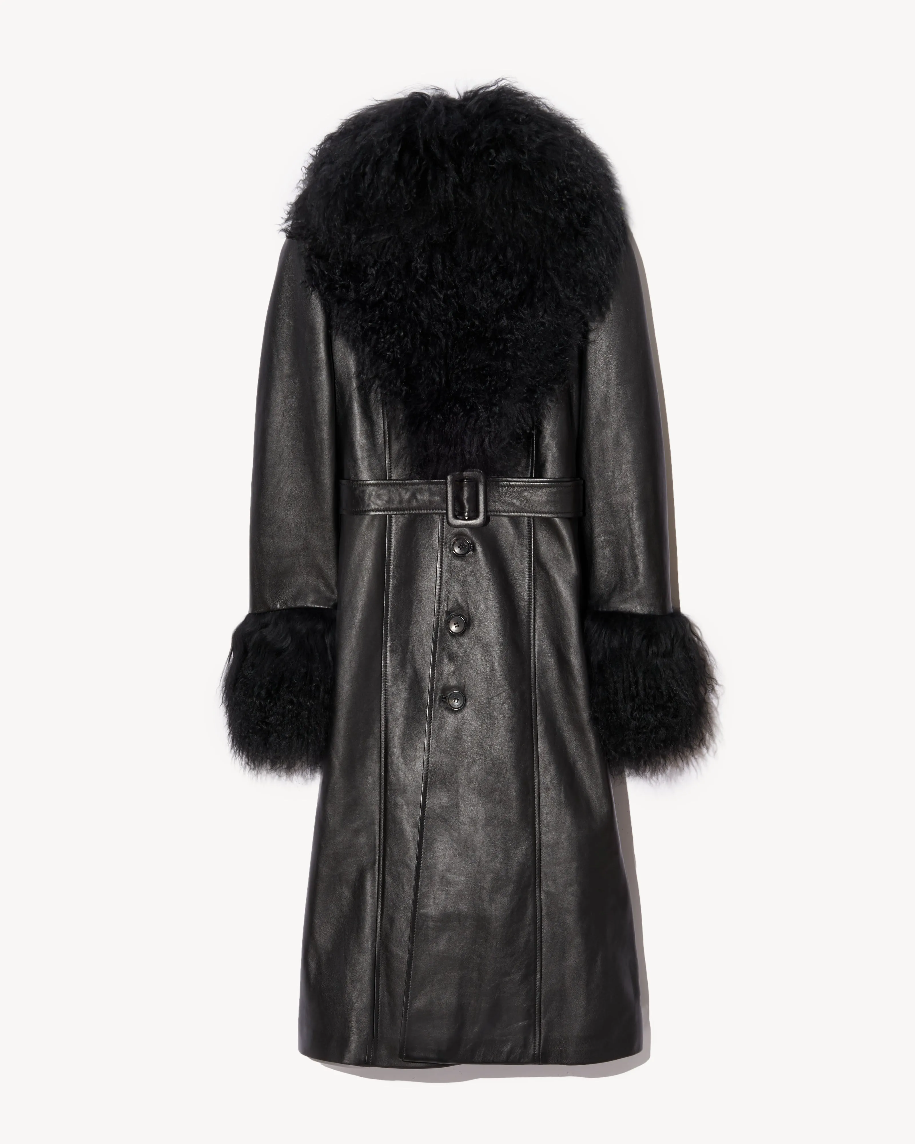 SOLENE LEATHER COAT sold by Nili Lotan product image thumbnail 2